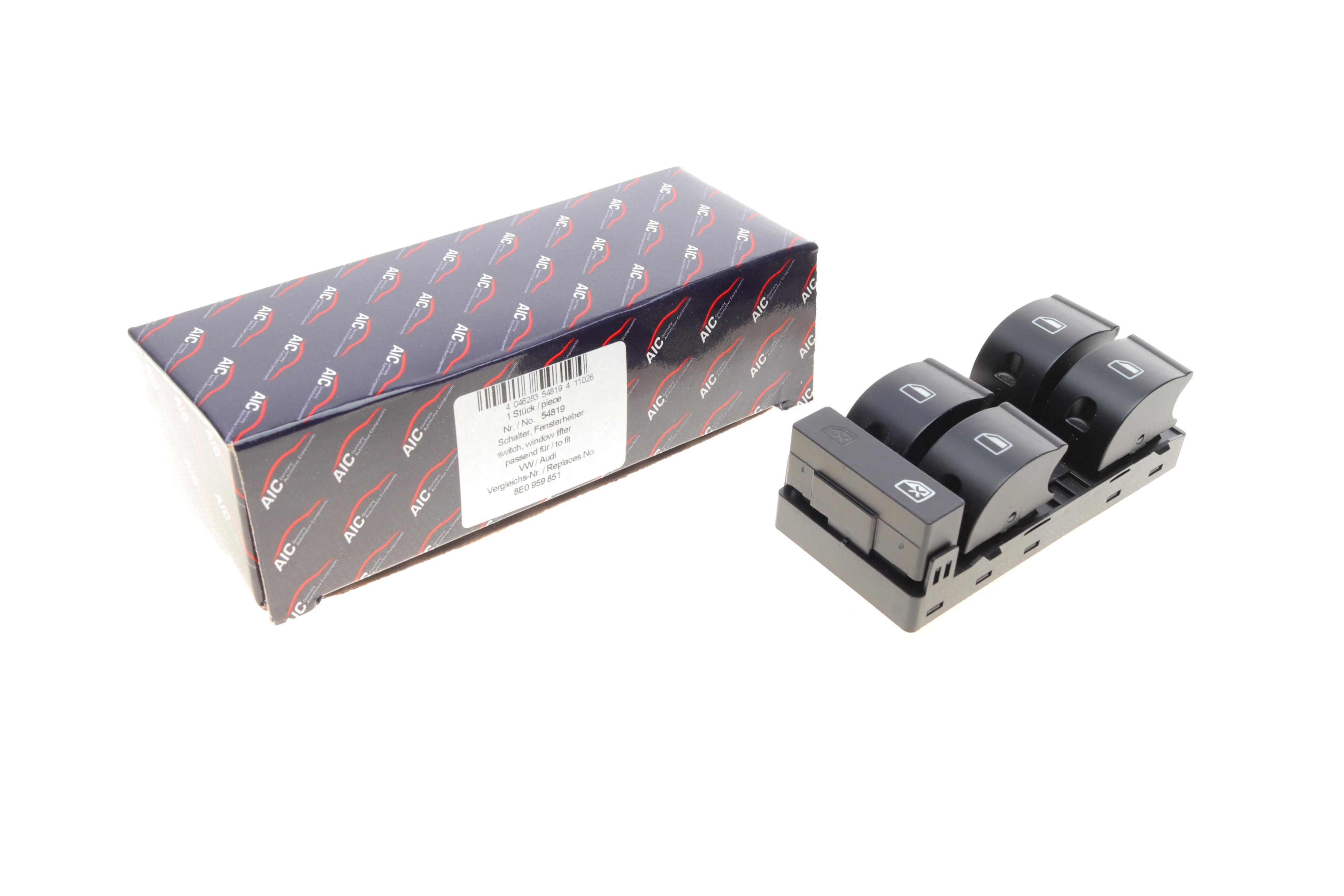 Кнопка склопідіймача (L) Audi A4 04-08 (блок)