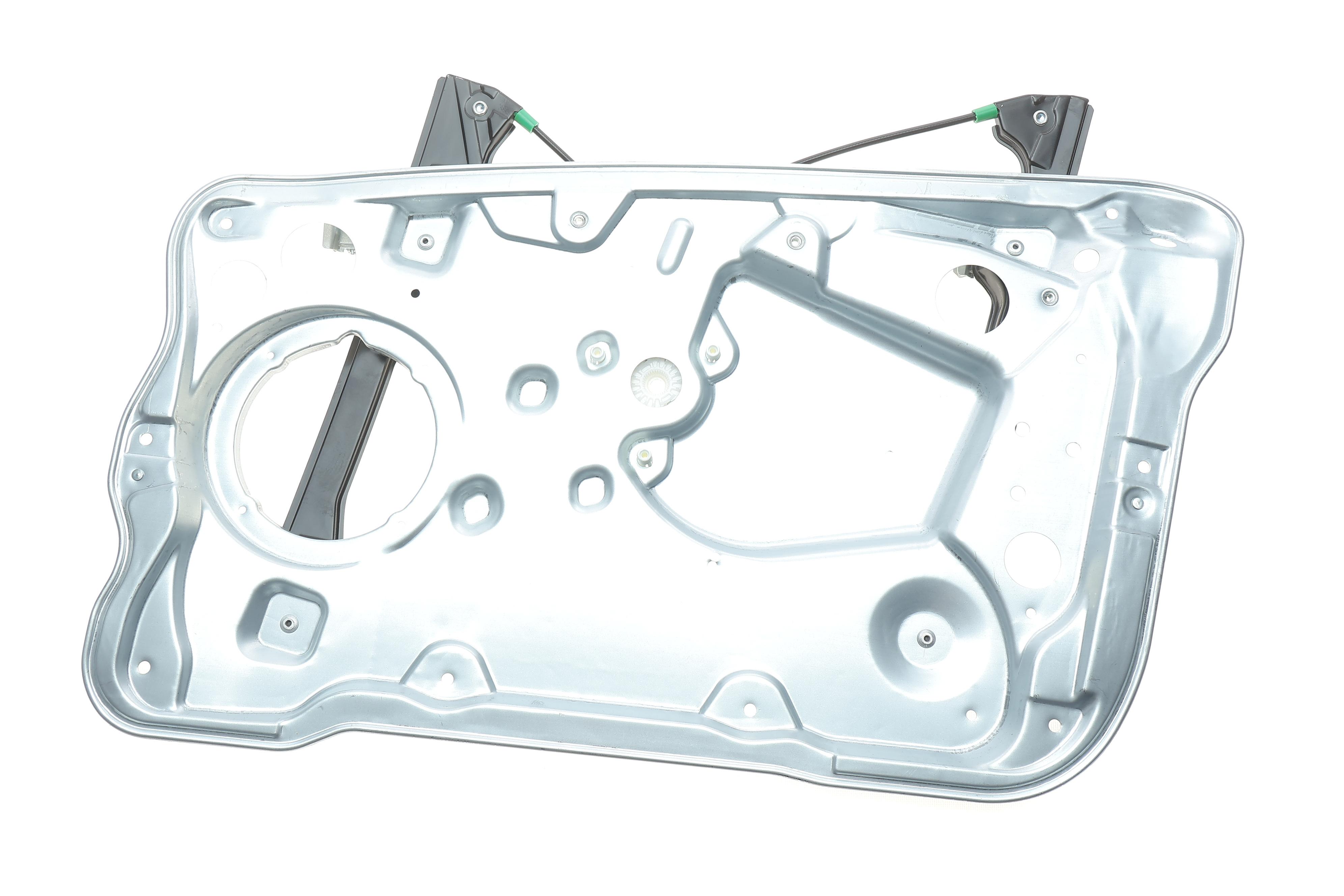 Склопідіймач (передній) Skoda Fabia 99-08 (R) (електро) (без моторчика) (з пластиною)