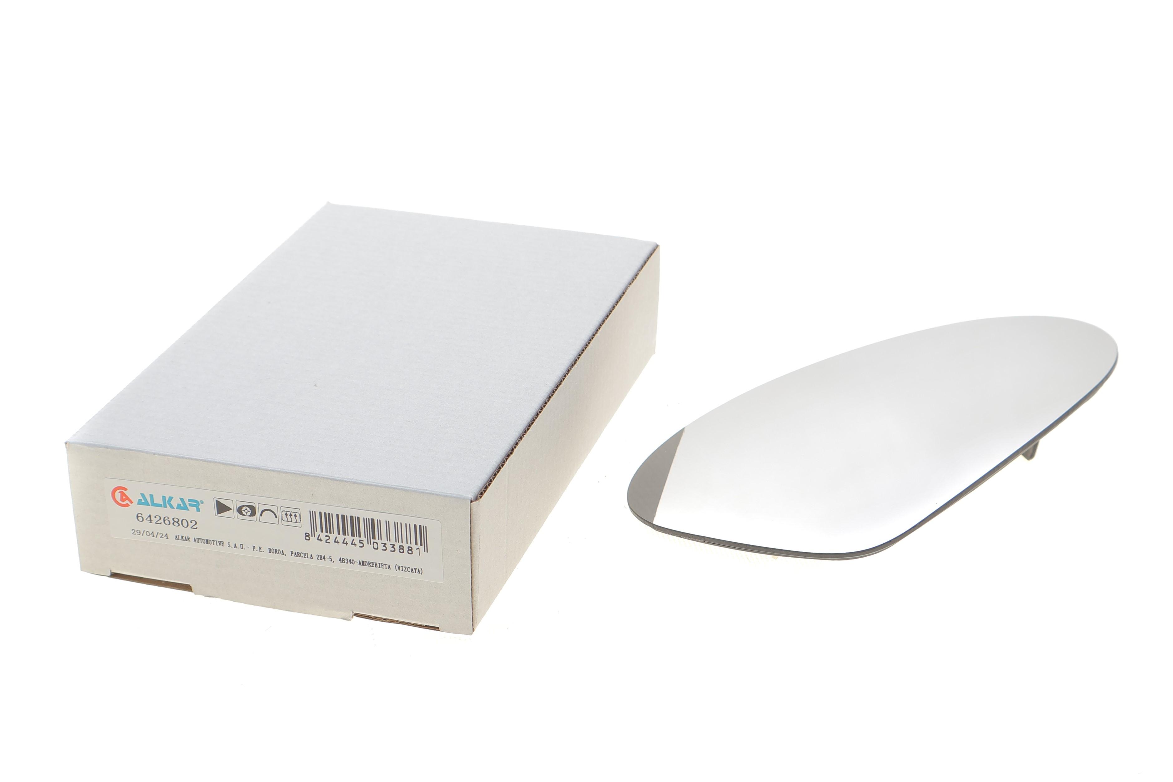 Скло дзеркала (з підігрівом) Seat Ibiza 02-09/Altea 04- (R)