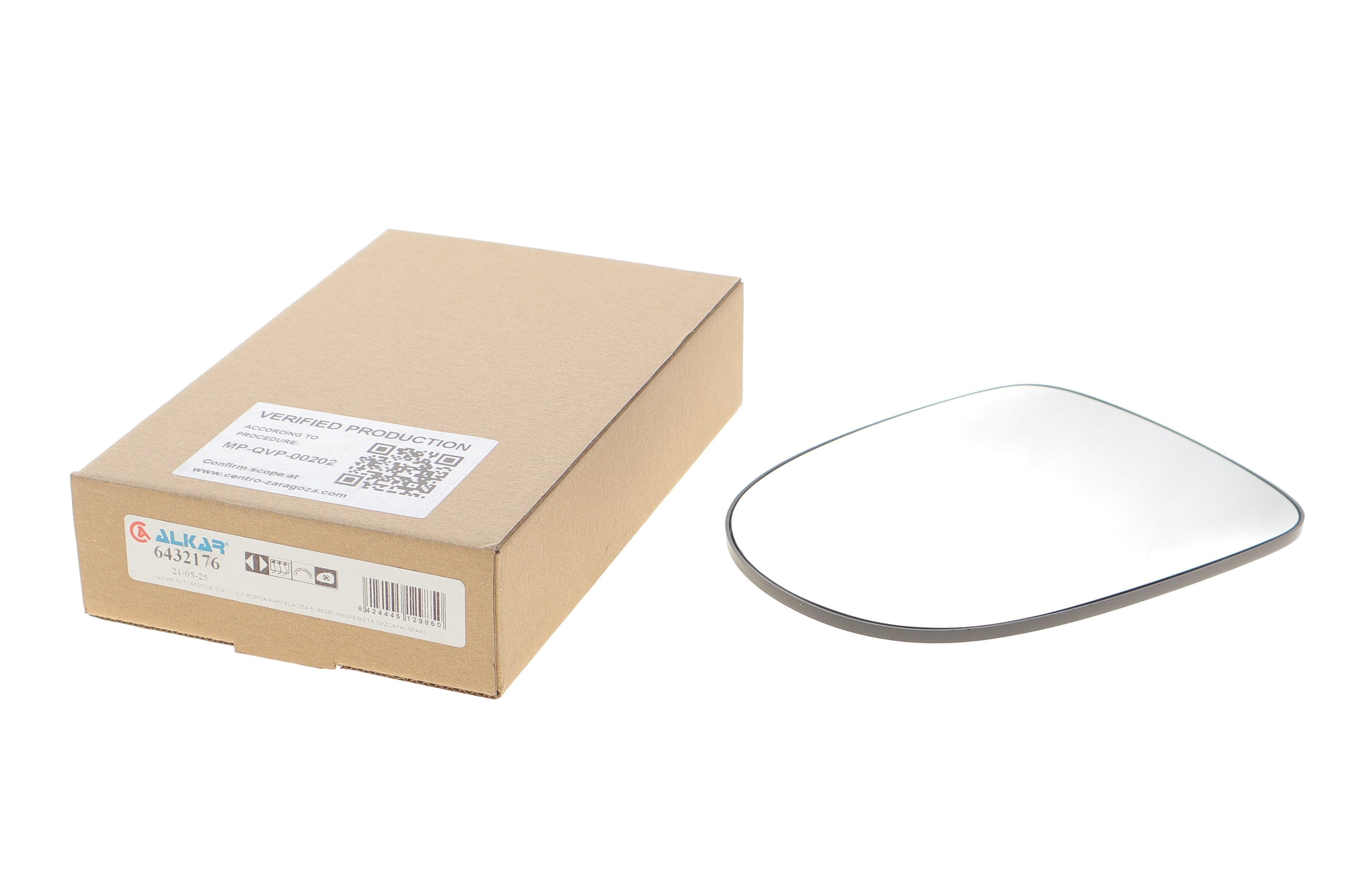 Скло дзеркала (з підігрівом) Renault Clio 09-