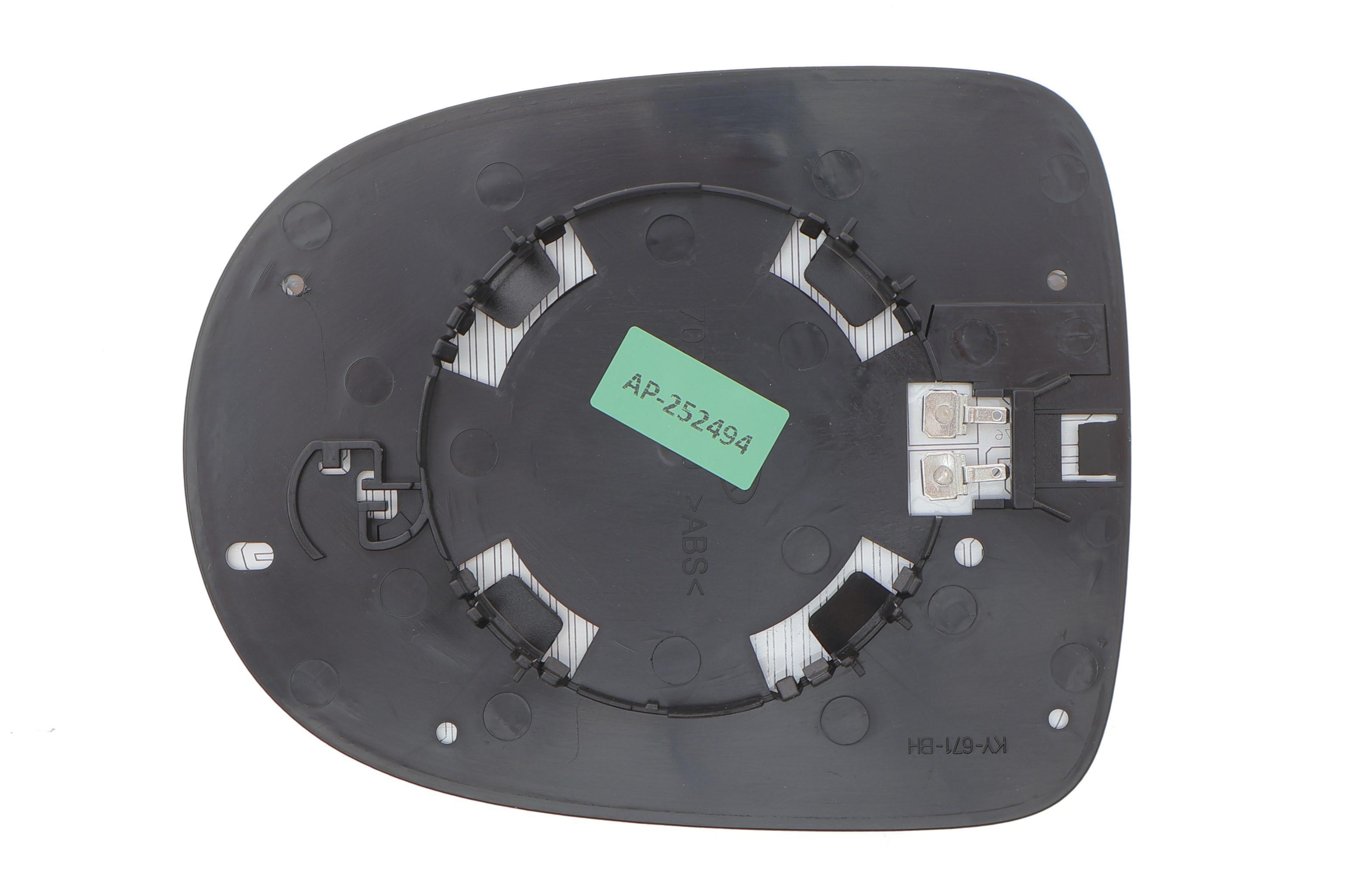 Скло дзеркала (з підігрівом) Renault Clio 09-