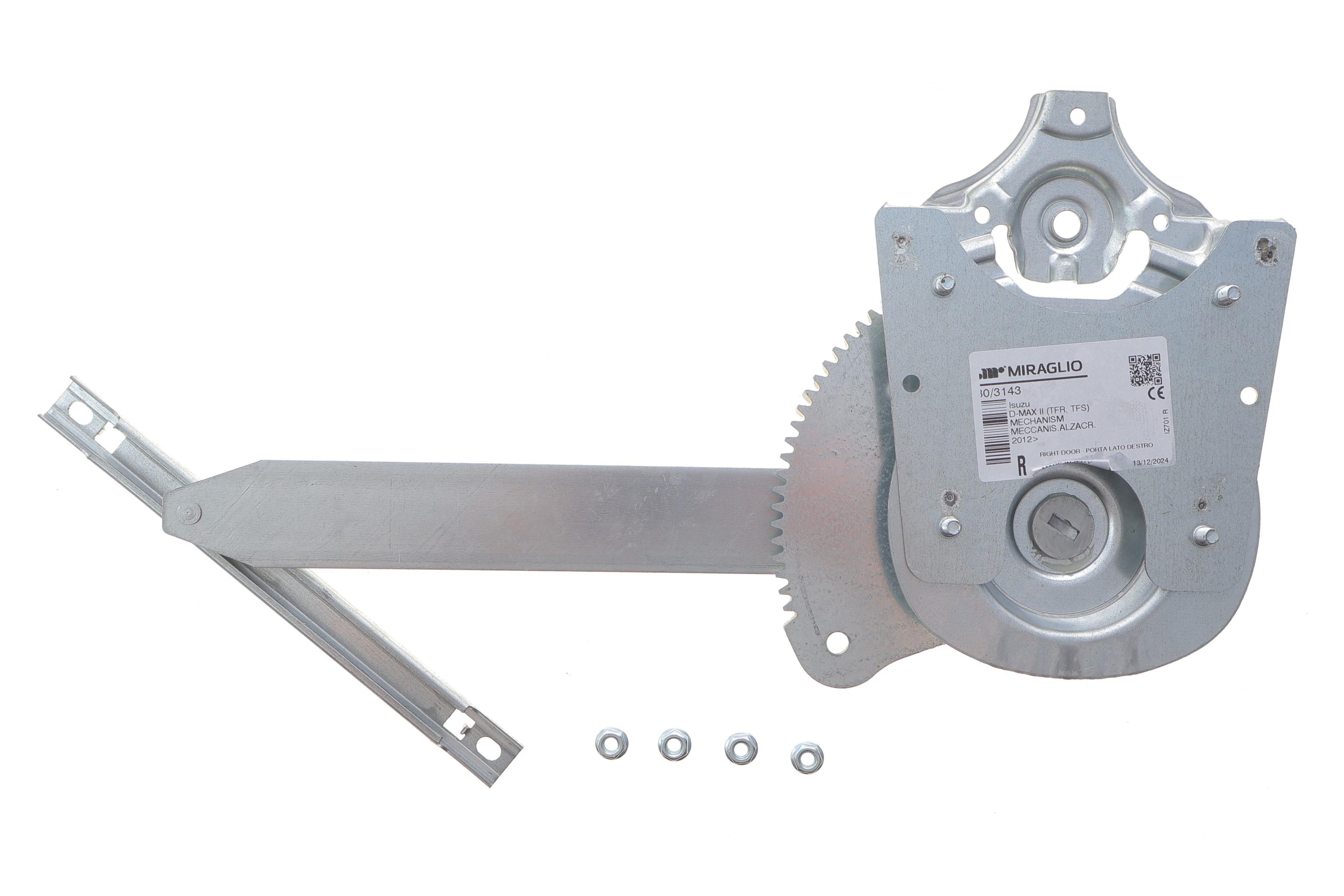 Склопідіймач (задній) Isuzu D-Max 12- (R) (електро) (без моторчика)