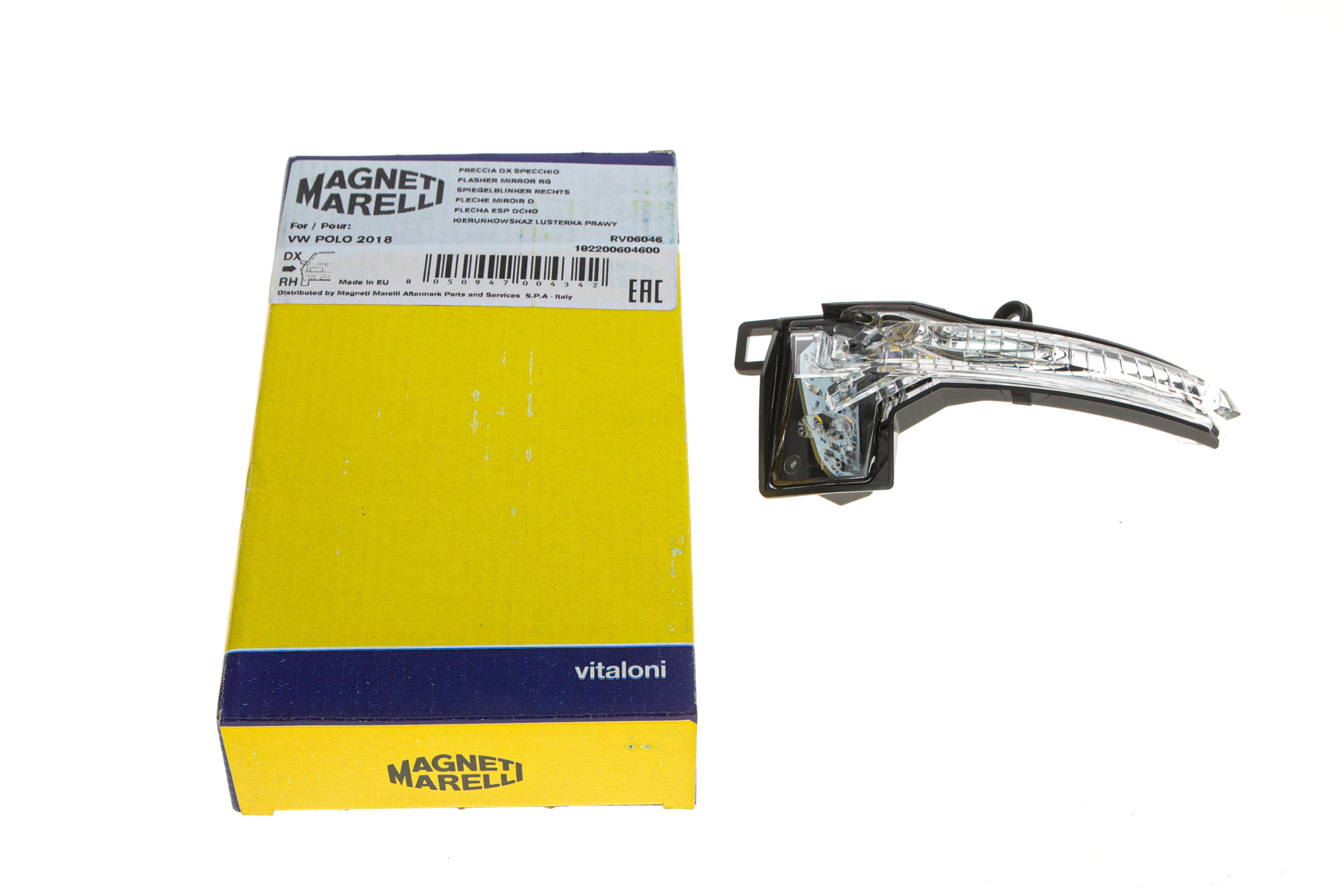 Повторювач повороту на дзеркало VW Polo VI 17- (R)