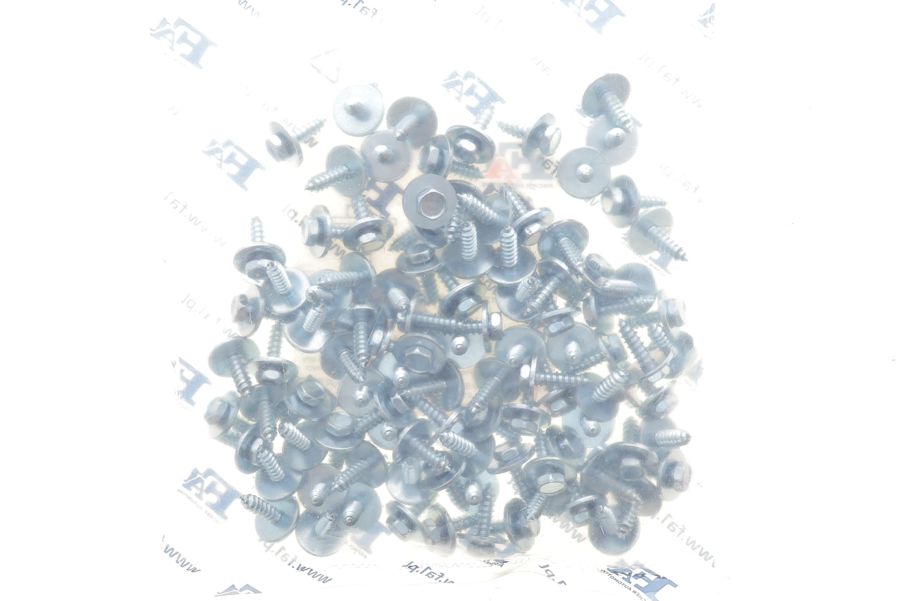 Гвинт саморізний (кріплення деталей кузова) BMW (4.8x15) (к-кт 100шт) (оцинкований)