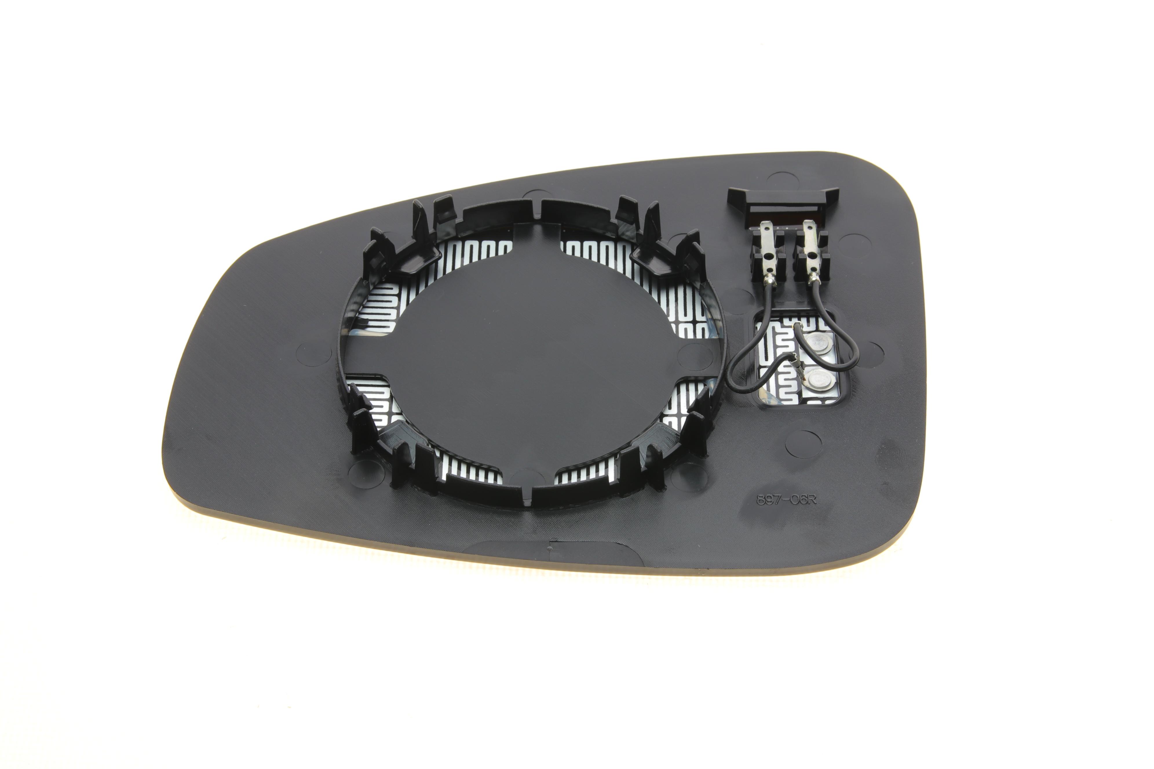 Скло дзеркала (з підігрівом) Renault Megane 08-15 (R)