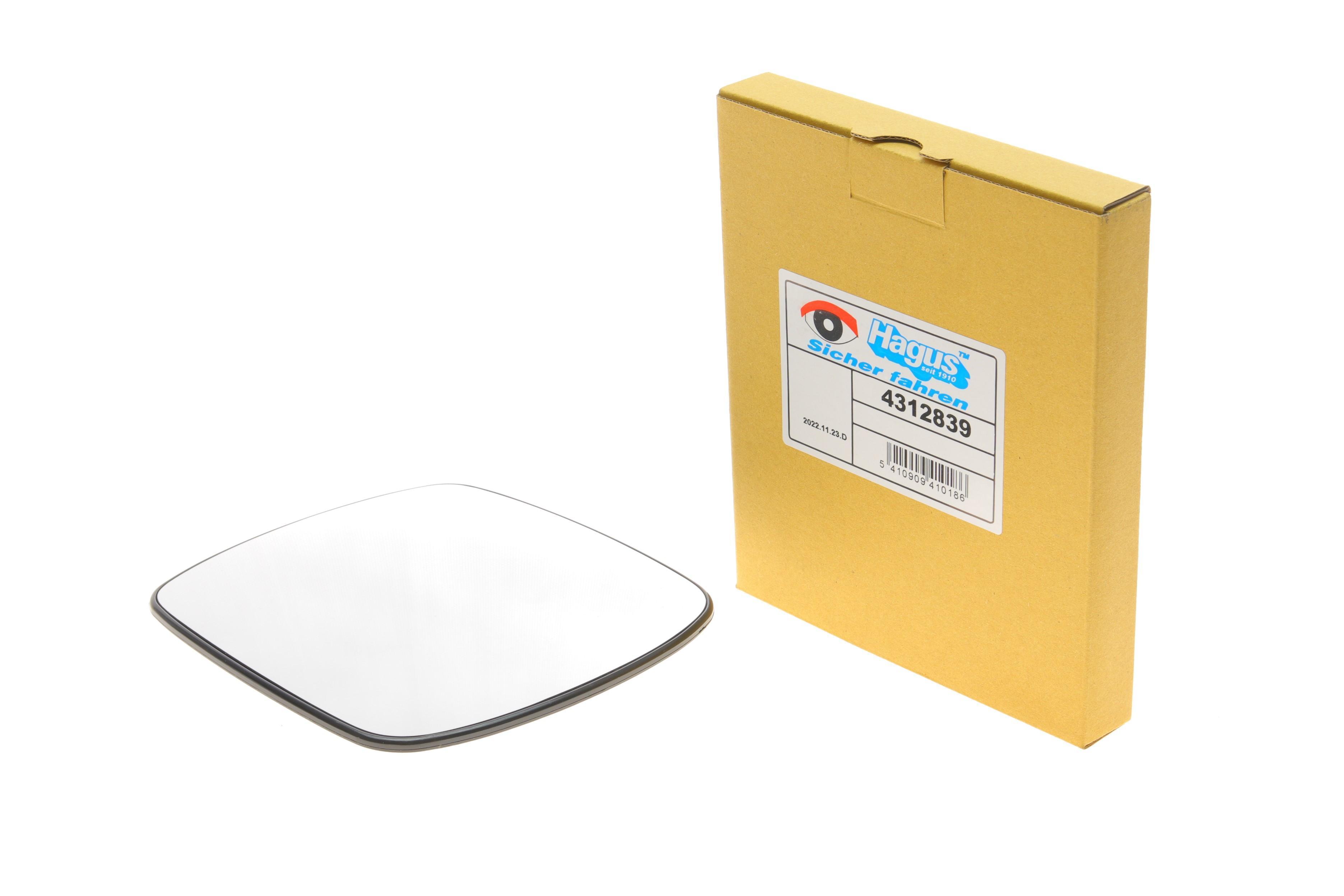 Скло дзеркала (з підігрівом) Renault Kangoo 08-