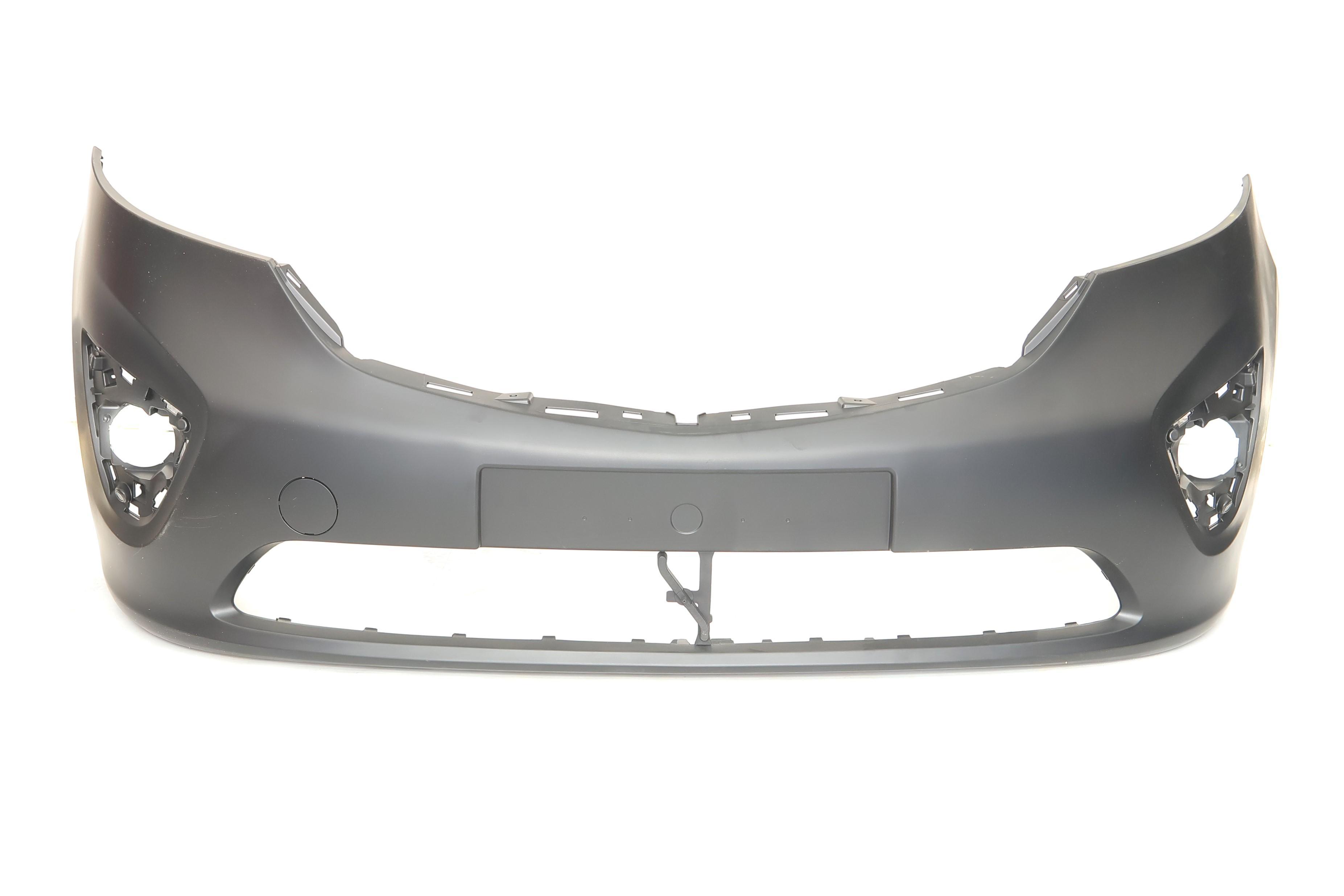 Бампер (передній) Opel Vivaro 14-16 (з отворами під противотумки)