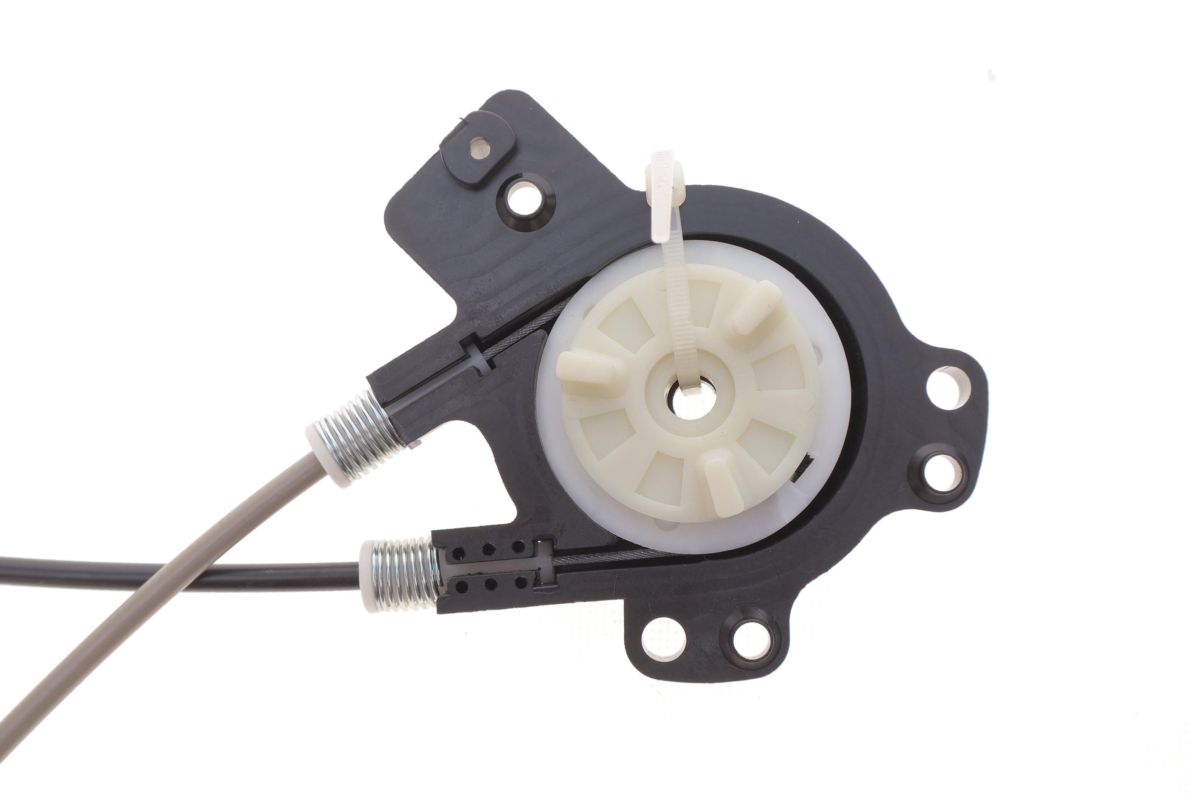 Склопідіймач Renault Megane II 02-10 (спереду) (L) (без мотора) (ACQ0095)