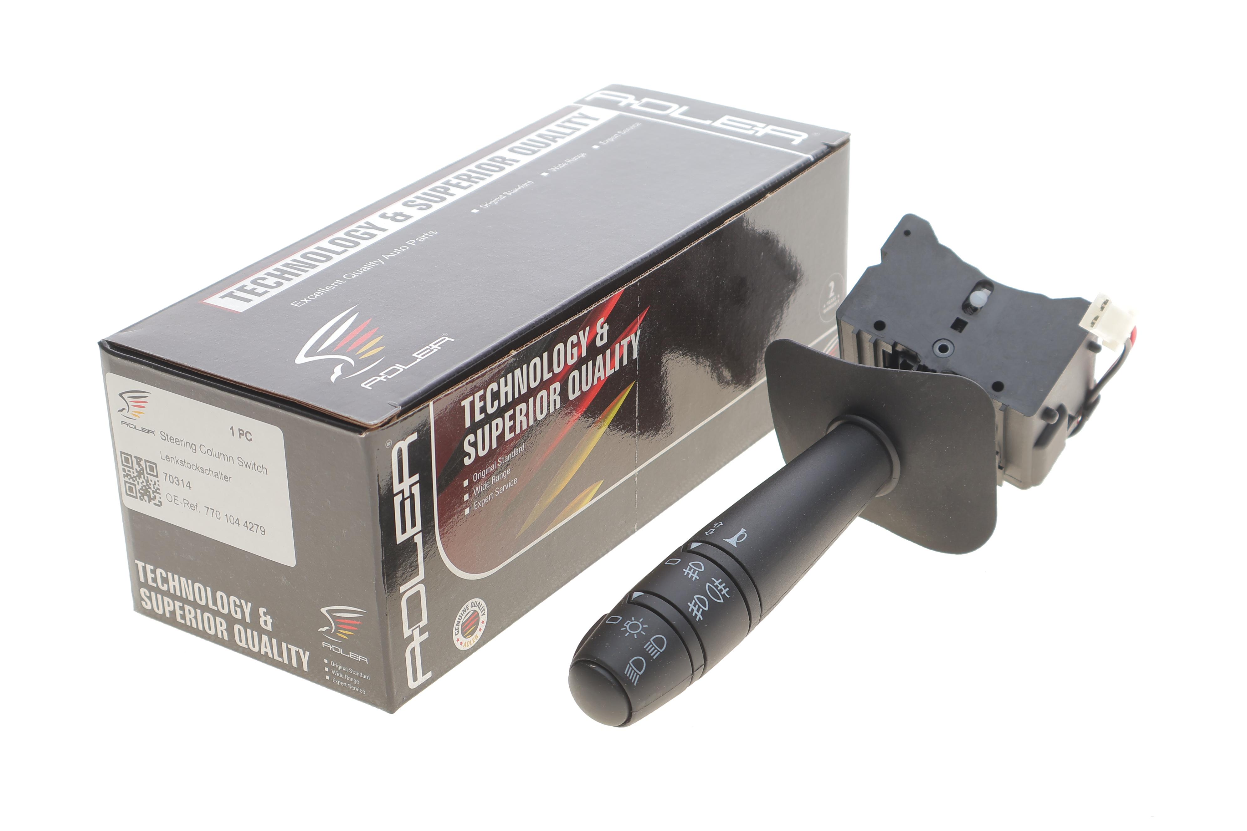 Перемикач підрульовий Renault Megane I/Kangoo 1.2-2.0 96- (L) (повороти/світло/туманки/сигнал)