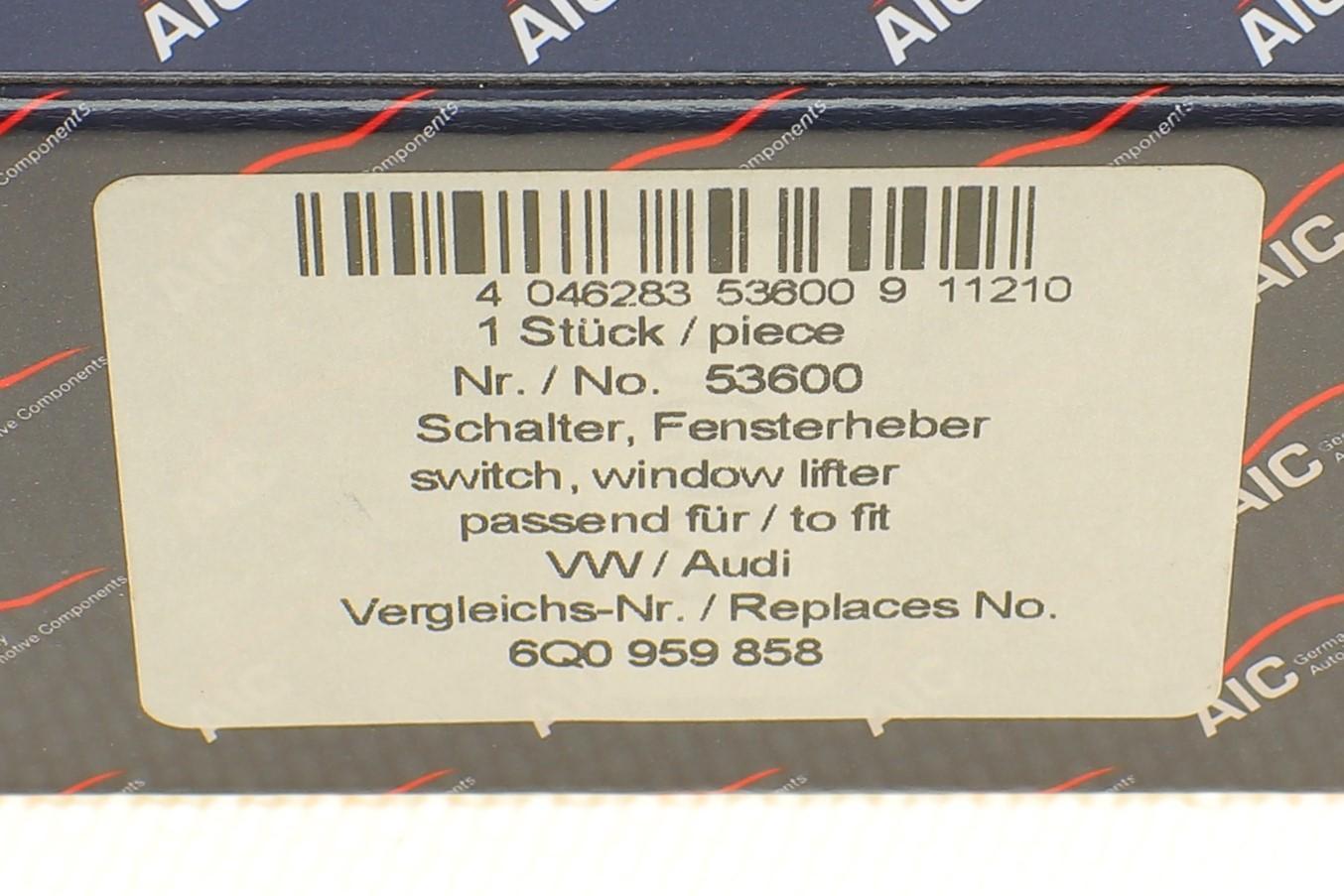 Кнопка склопідіймача (L) VW Polo/Fox/Seat Ibiza/Cordoba/Skoda Fabia 03-10