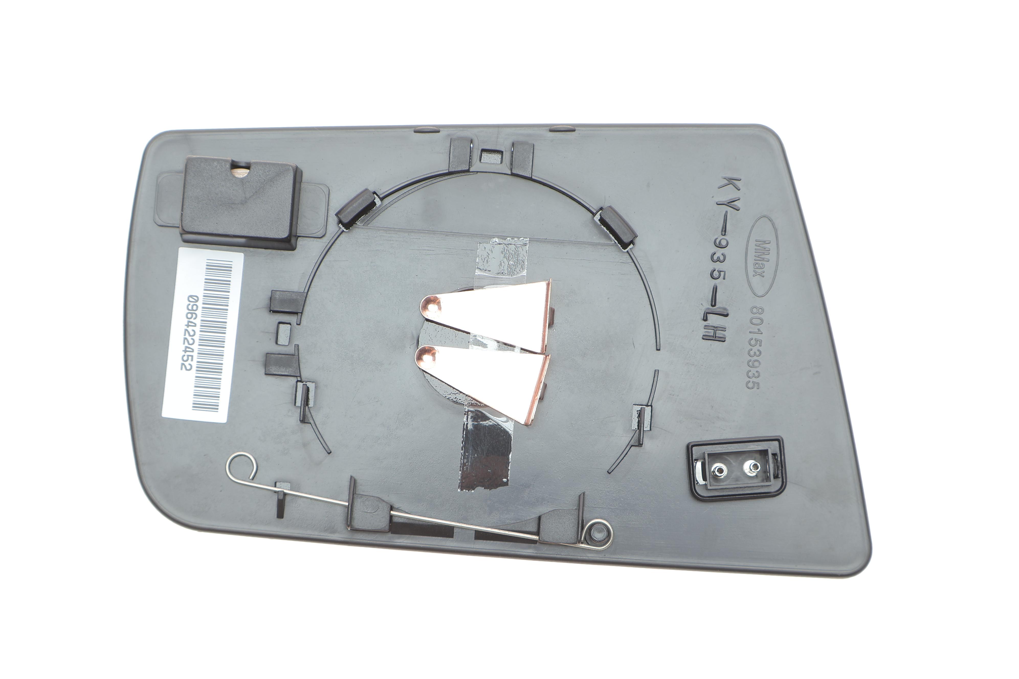 Скло дзеркала (з підігрівом) MB (W210) 95-03/C-class (W202) 93-00 (L) (синє)