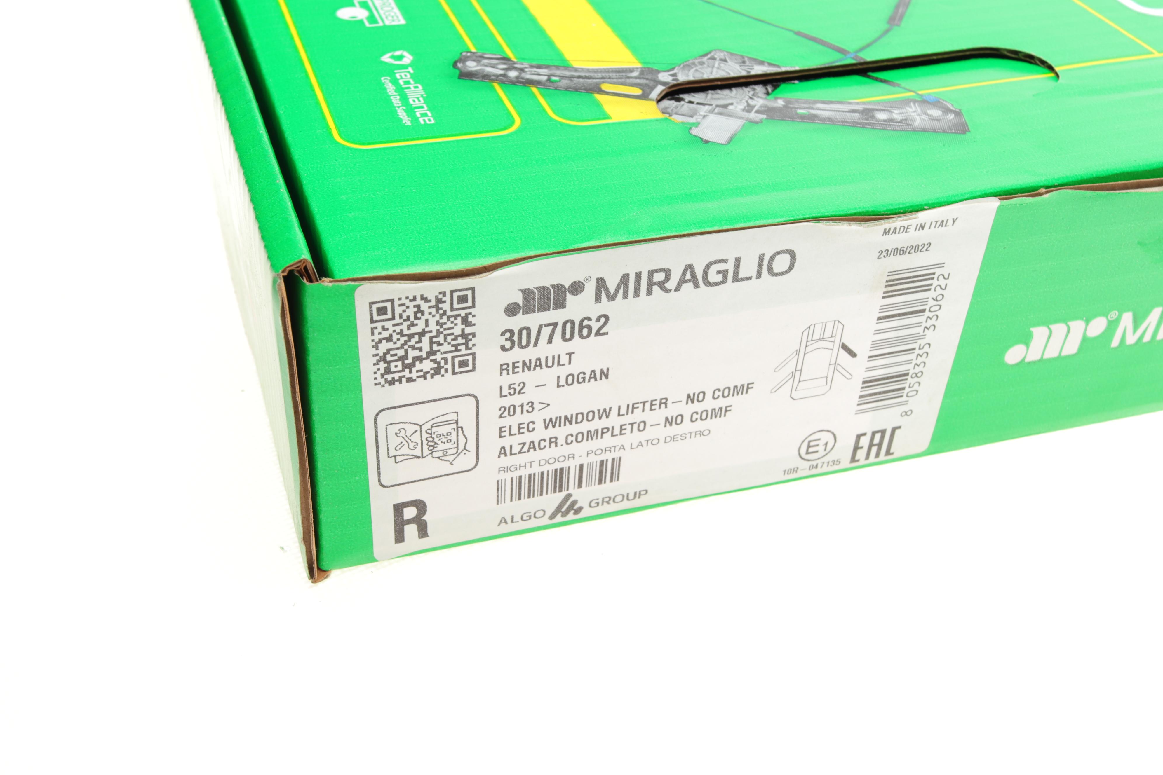 Склопідіймач (передній) Renault Sandero/Dacia Logan 12- (R) (електро) (з моторчиком)