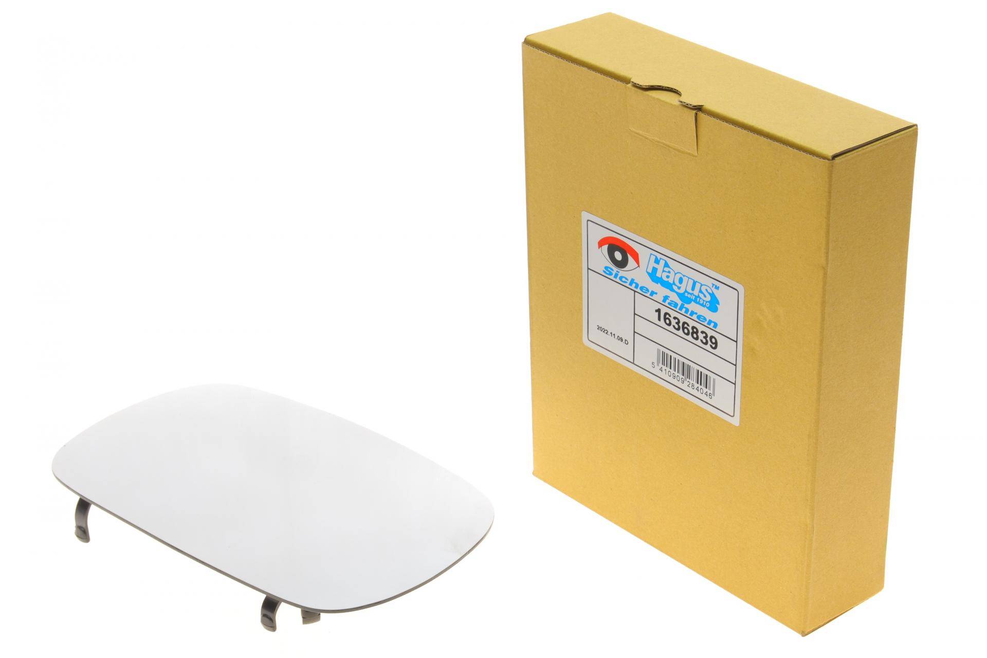 Скло дзеркала (з підігрівом) Fiat Doblo 01-