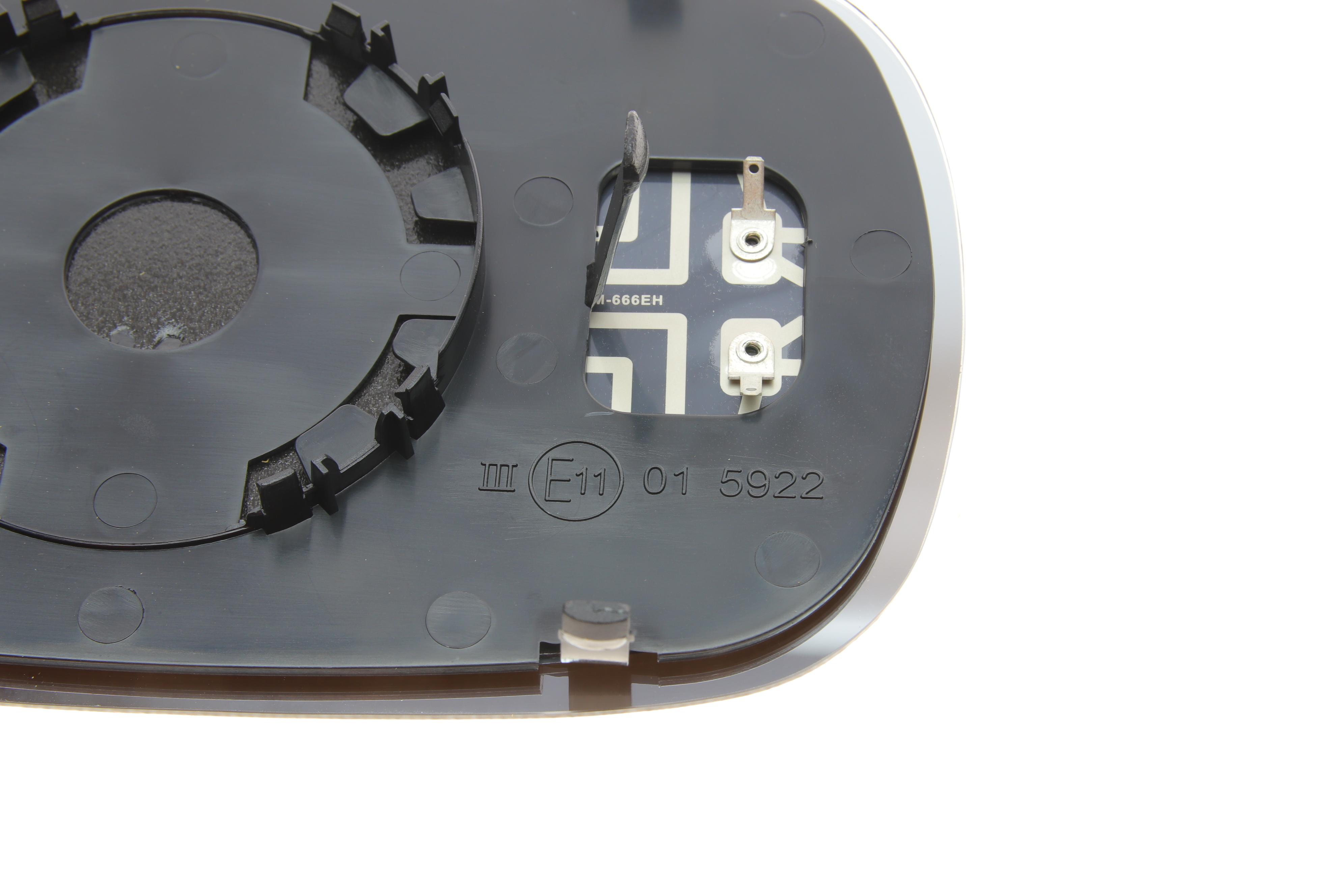 Скло дзеркала (з підігрівом) Fiat Doblo 01-