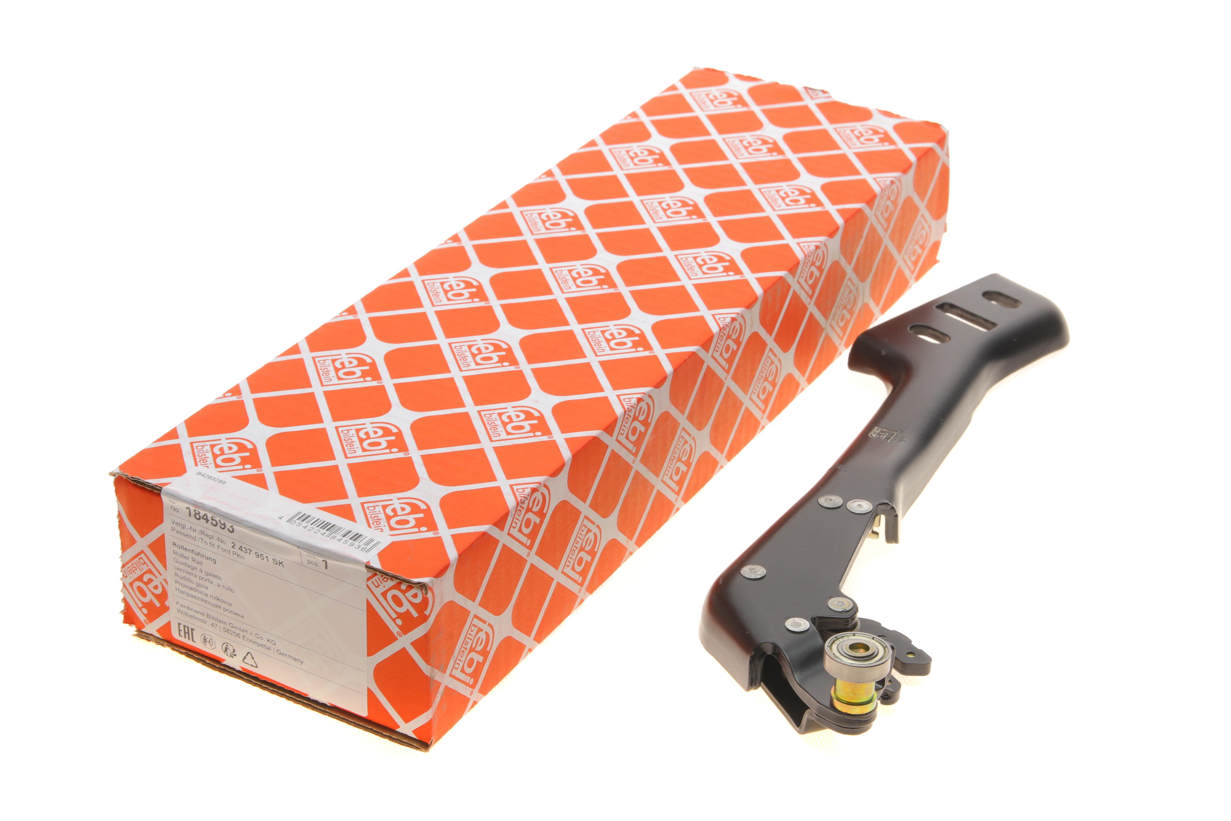 Ролик дверей (бічних/нижній) Ford Transit Custom 12- (R) (з кронштейном)