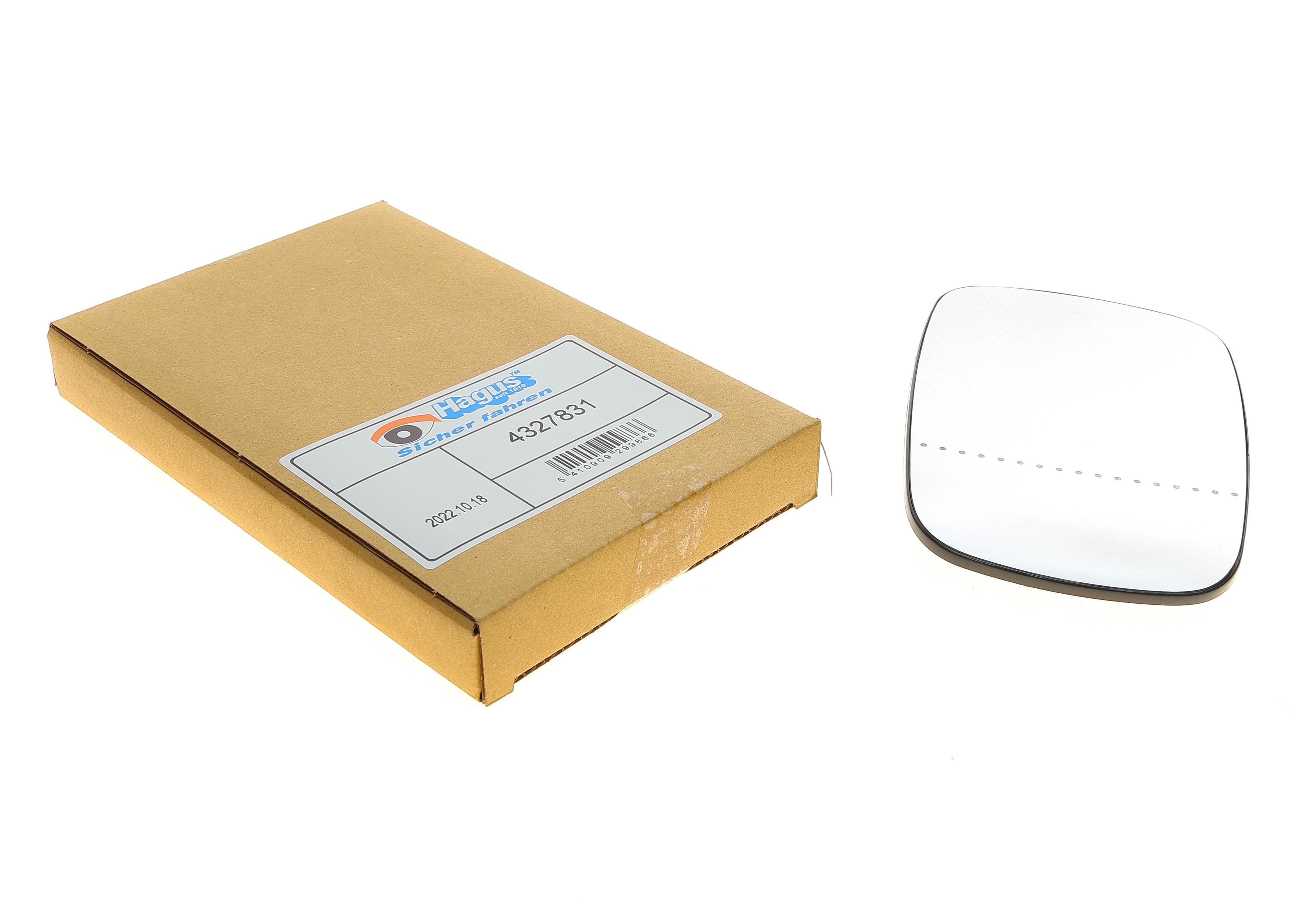 Скло дзеркала Renault Clio/Megane/Scenic 02- (L)