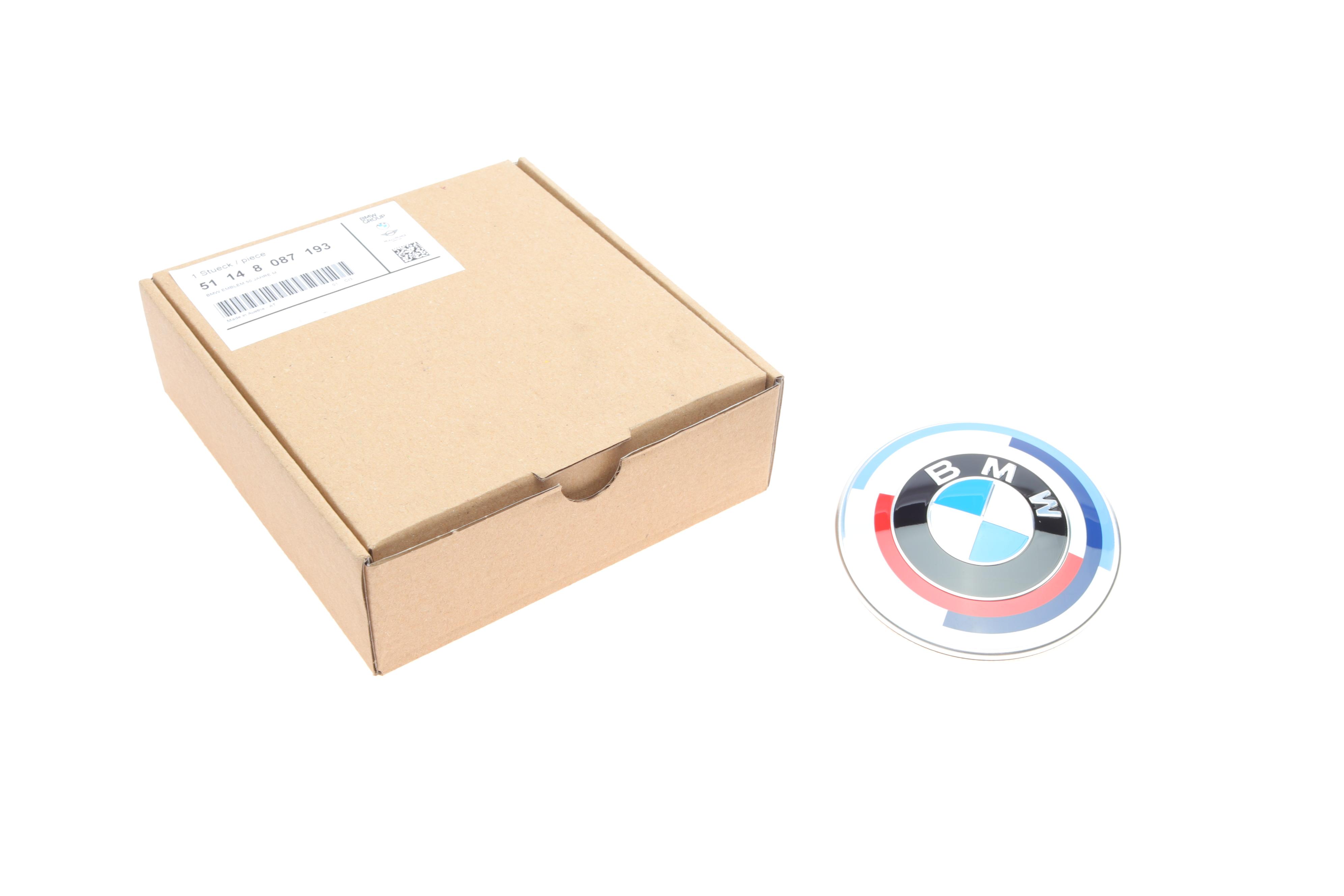 Емблема кришки багажника BMW X5 (G05/F95)/X6 (G06/F96) 18- BMW 50 Jahre M