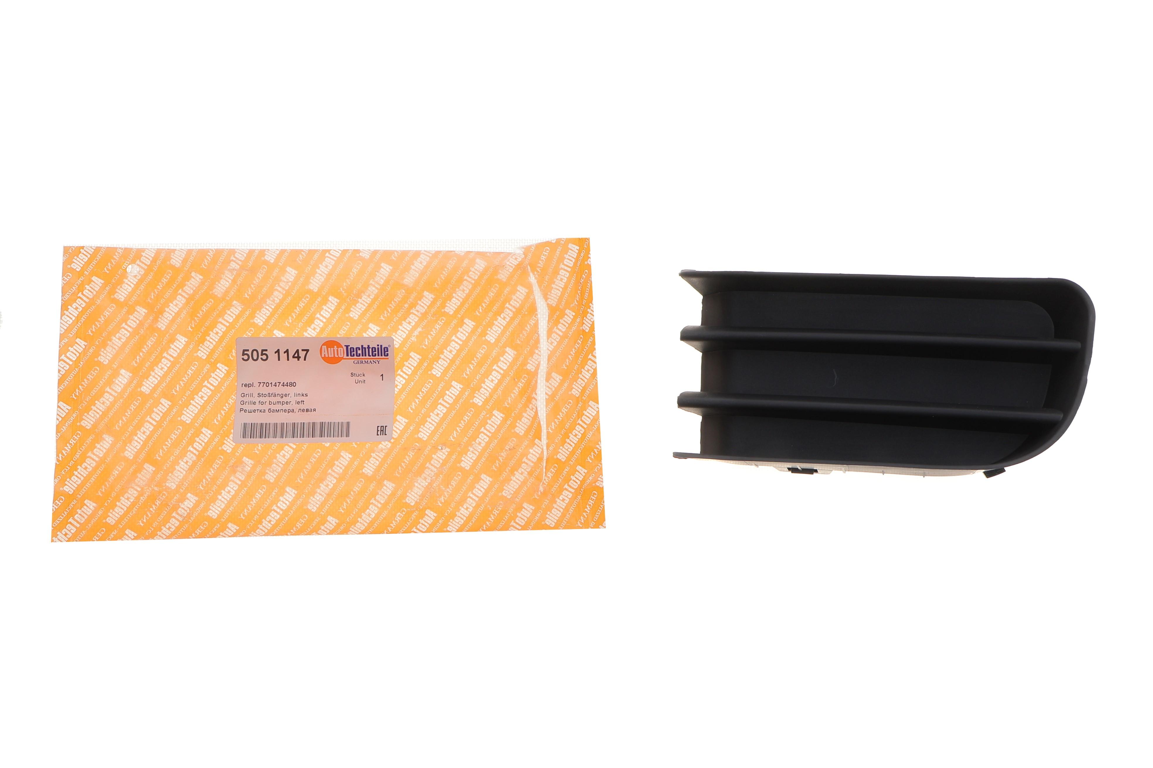 Решітка бампера Renault Megane 03-09 (L)