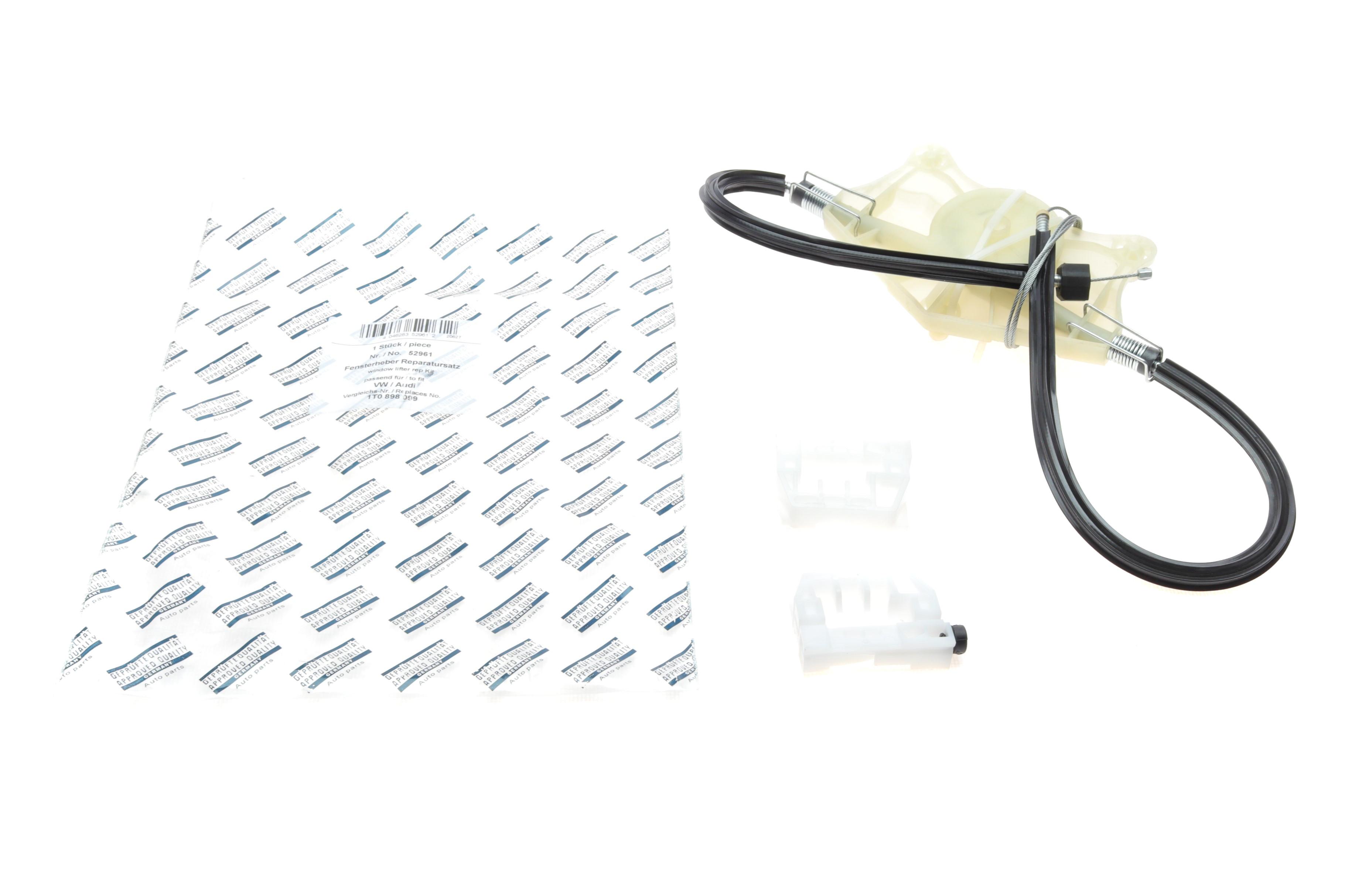 Ремкомплект склопідіймача VW Touran 03-10 (спереду) (L)