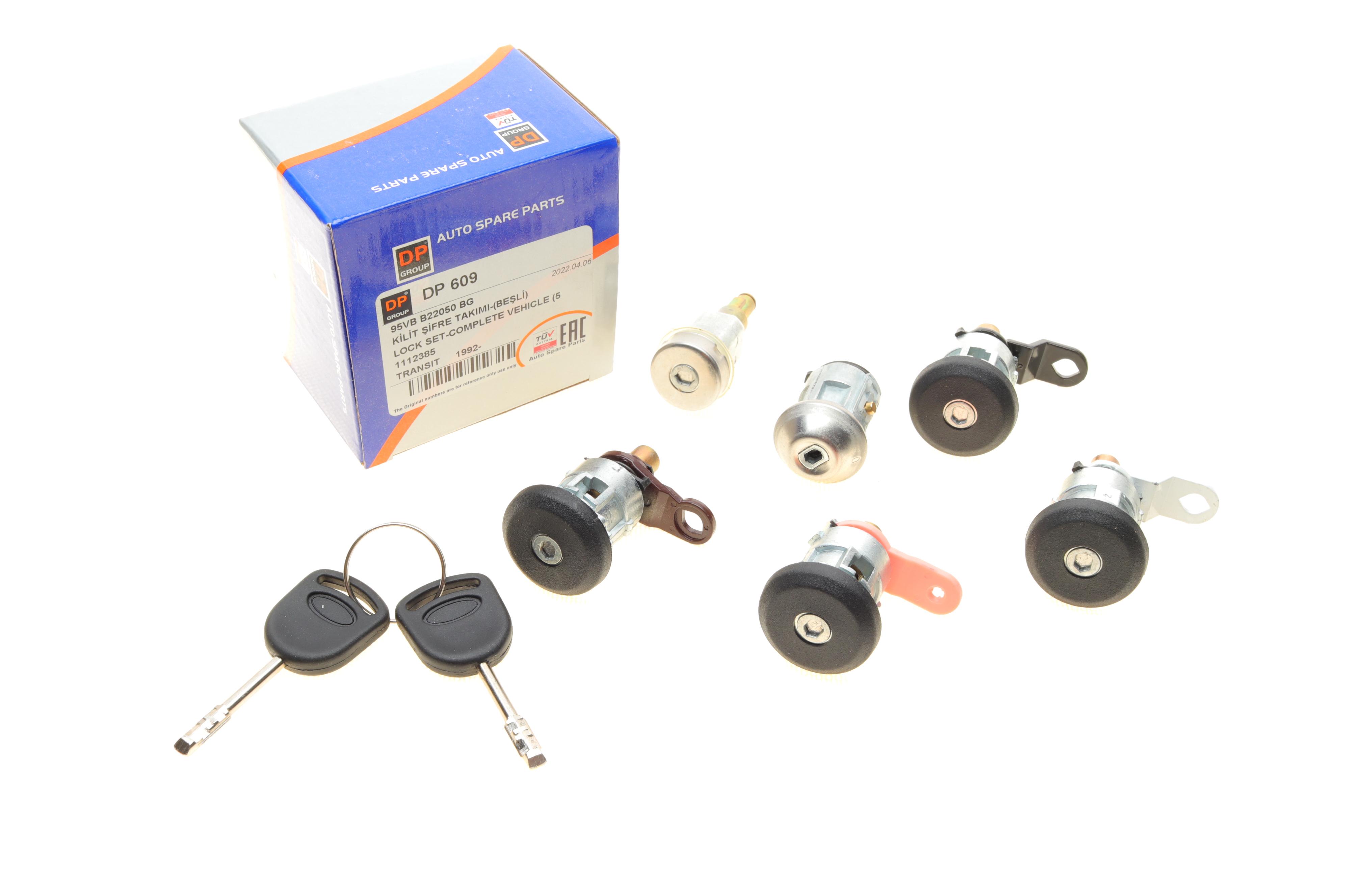 Комплект замків (5шт.) Ford Transit 92-00