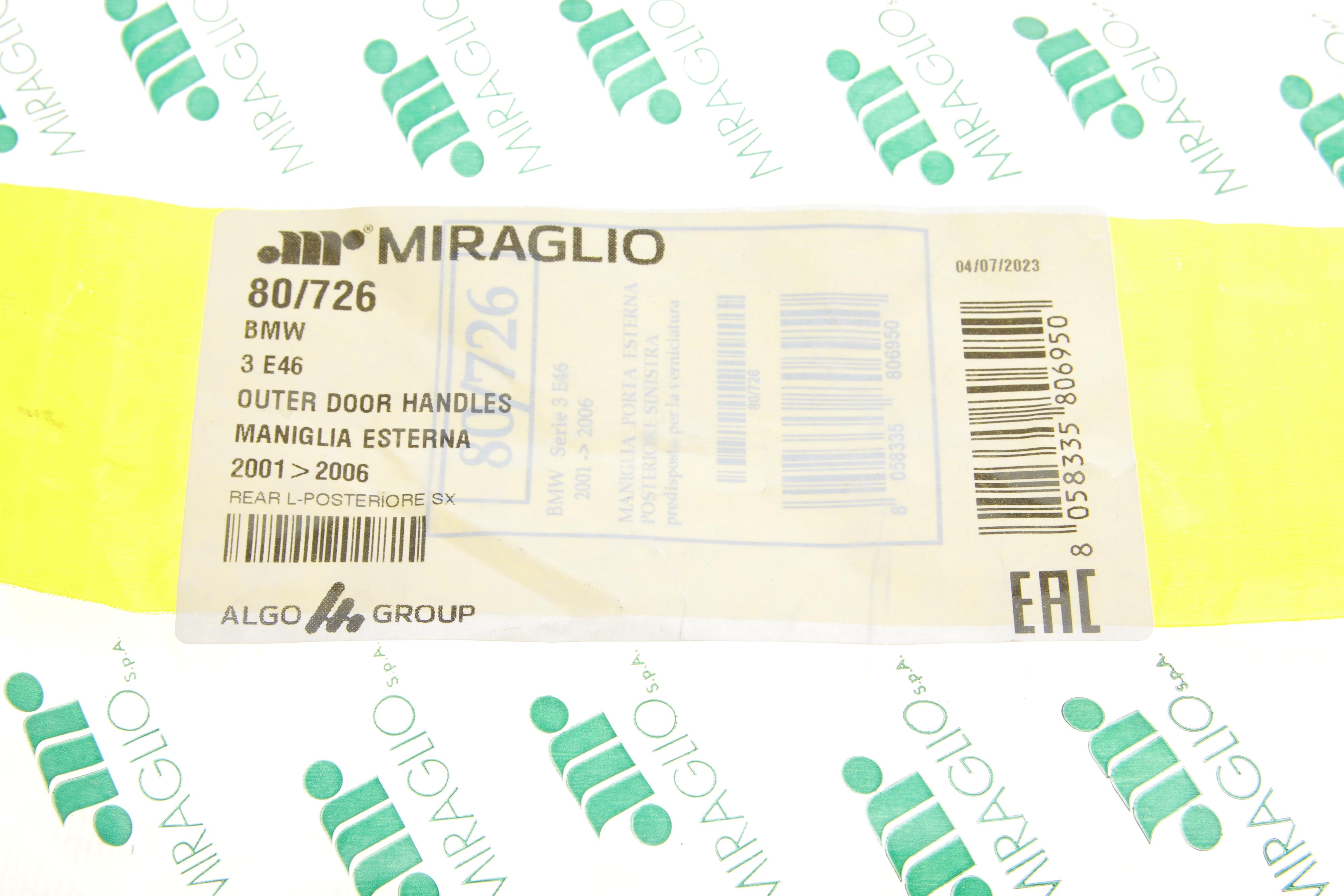 Ручка дверей (задніх/ззовні) (L) BMW 3 (E46) 98-05