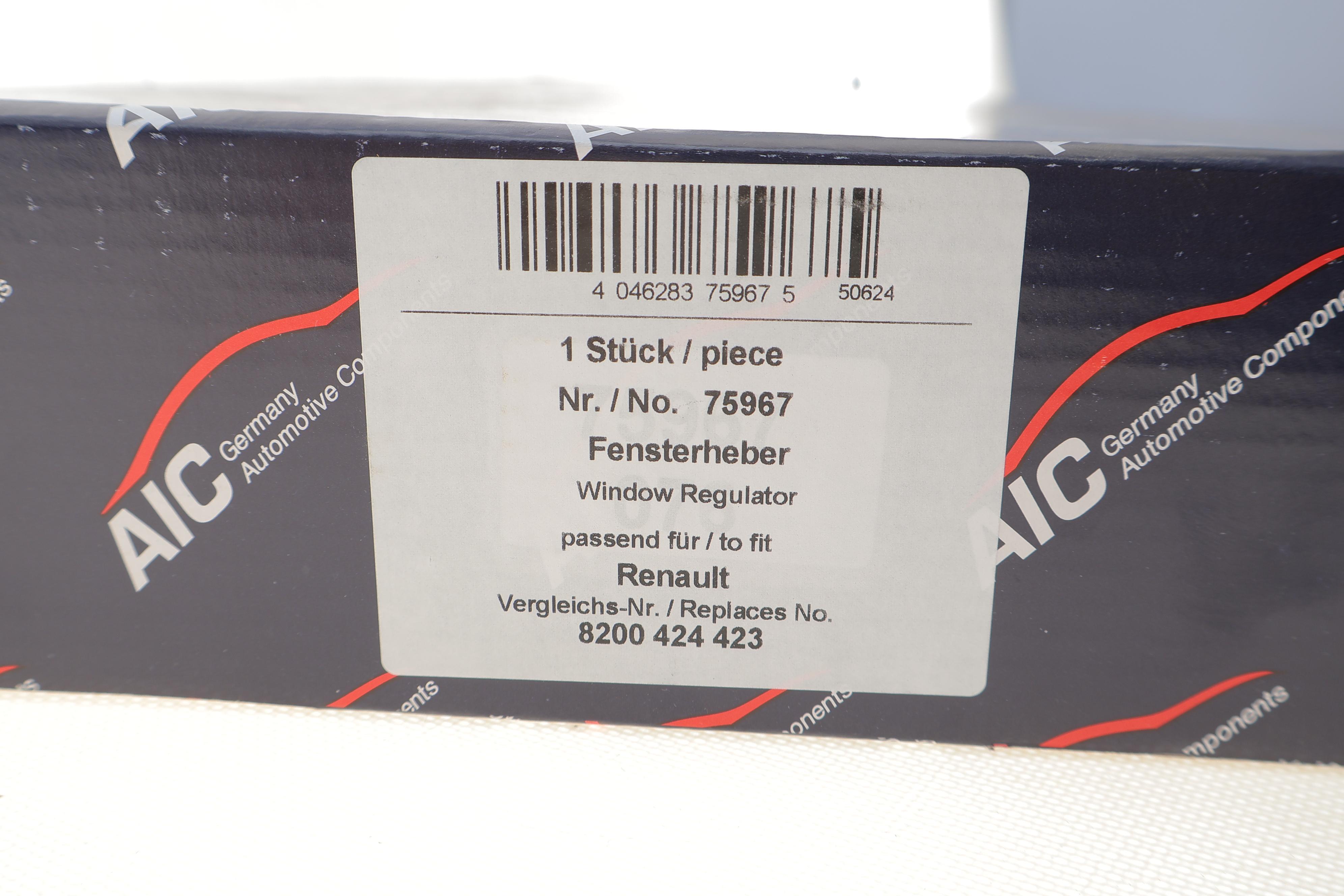 Склопідіймач (передній) Renault Espace IV 02- (L) (електро) (без моторчика)