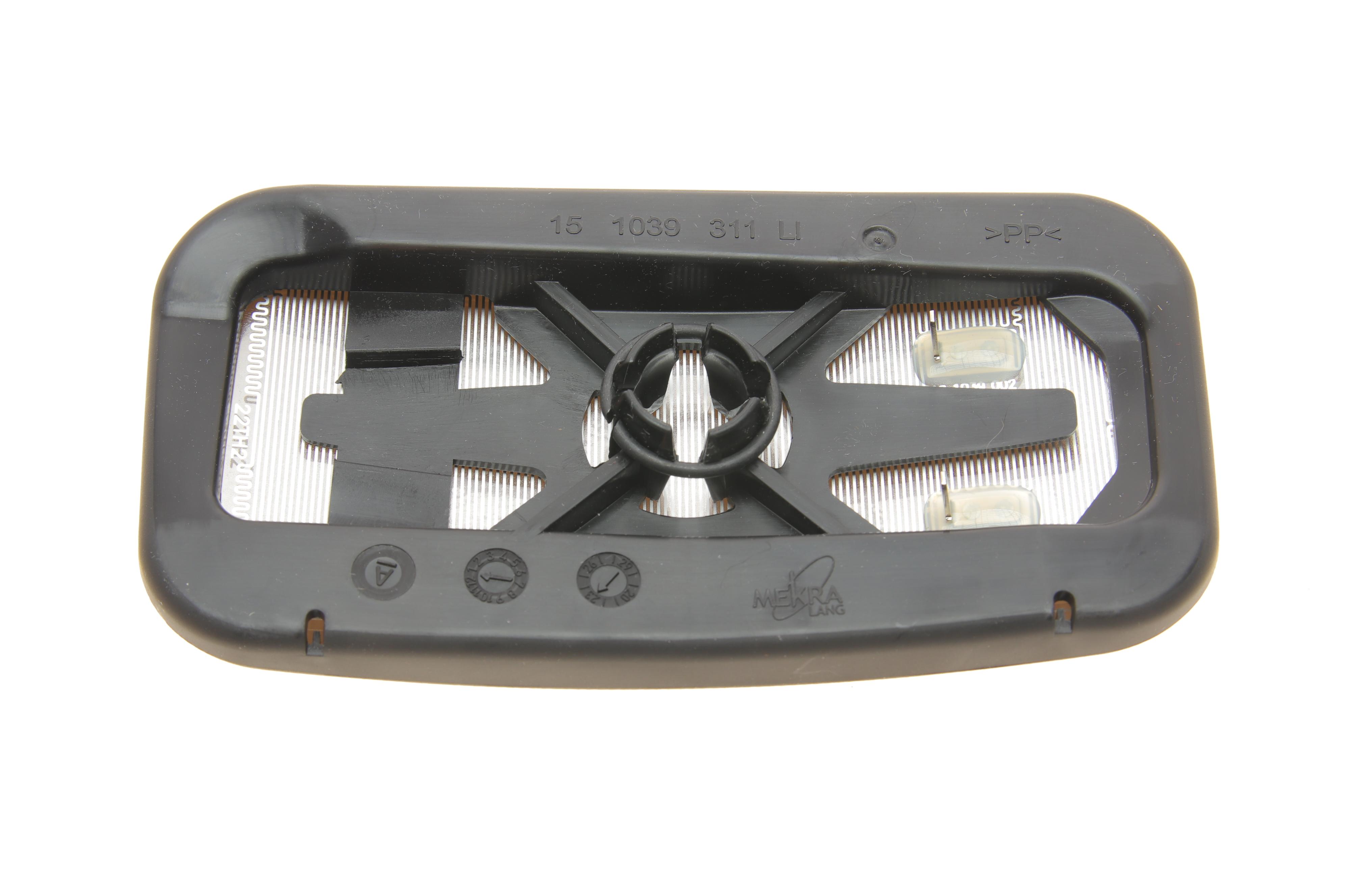 Скло дзеркала (з підігрівом) MB Sprinter (W907/W910) 18- (L) (нижнє)