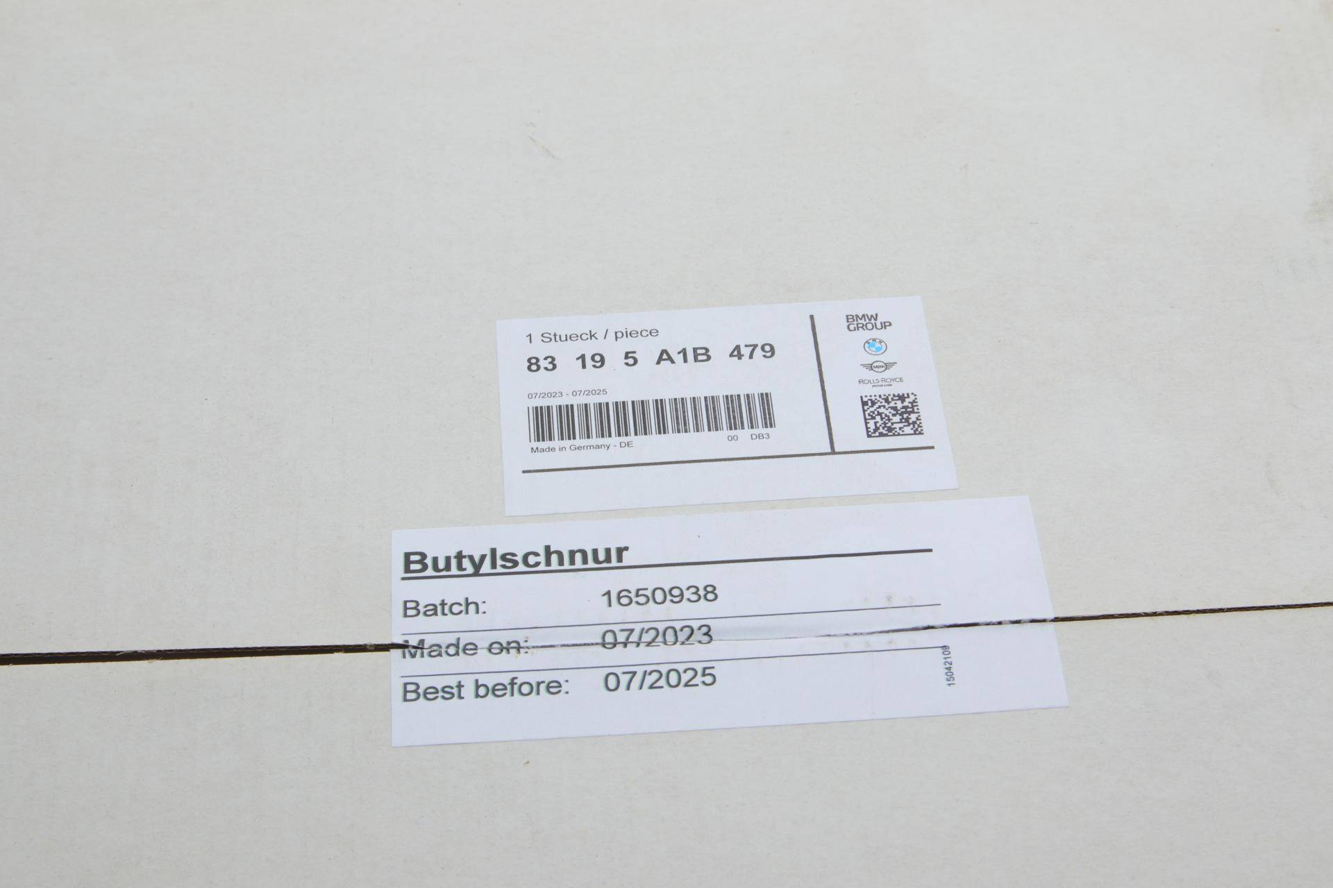 Герметизуючий бутиловий шнур (L=10m)