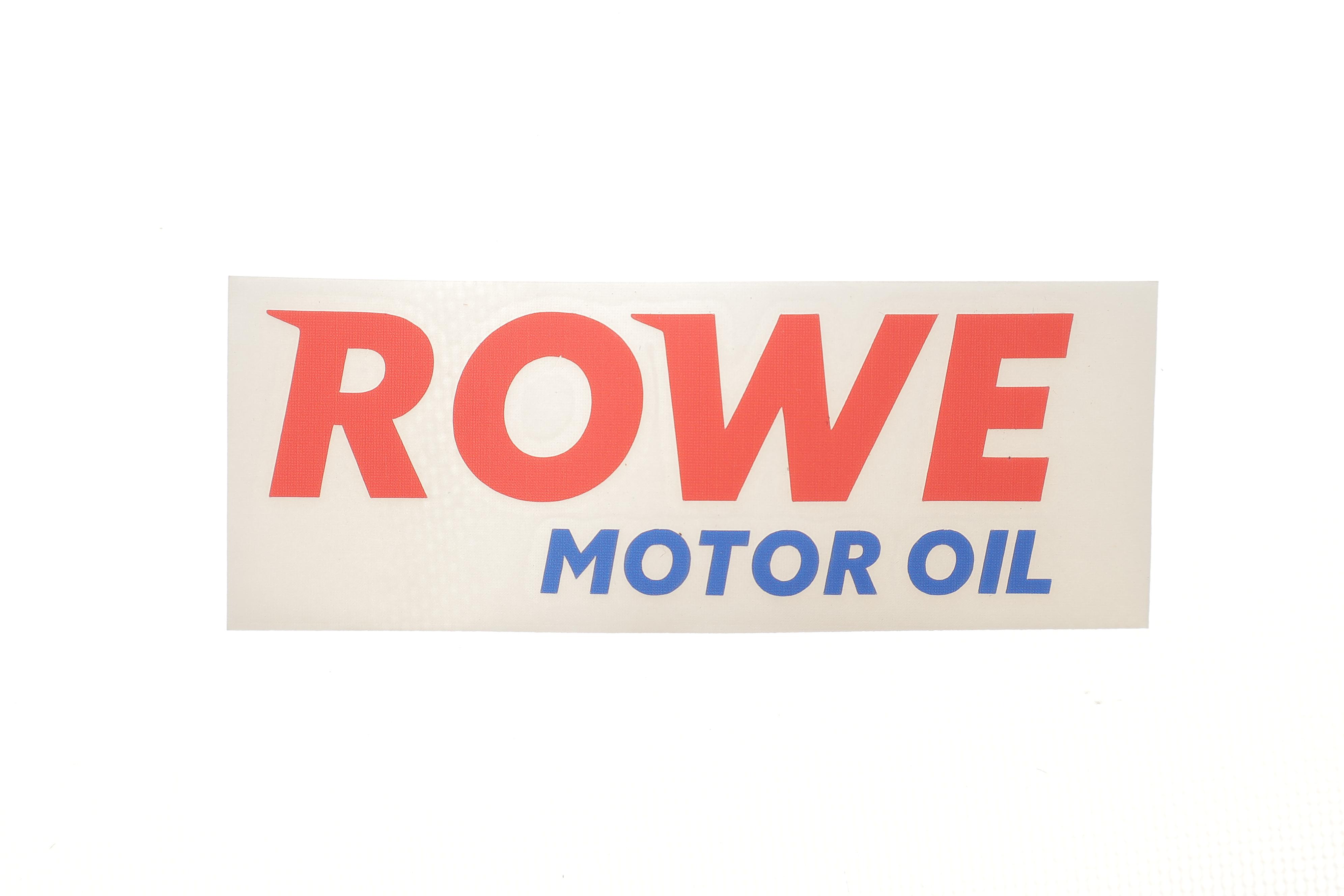 Наклейка для автомобіля ROWE Motor Oil (110х35мм)