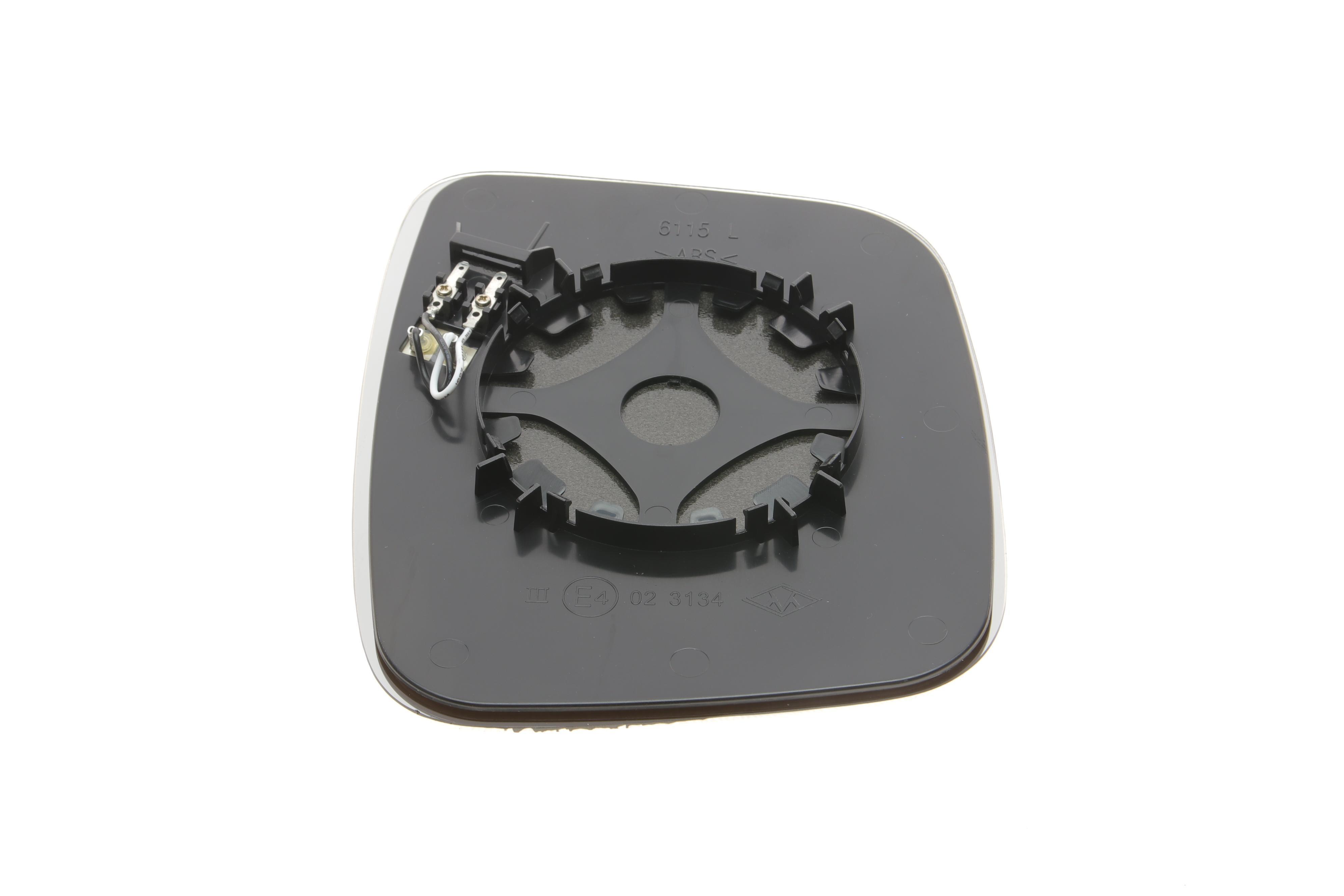 Скло дзеркала (з підігрівом) Citroен Nemo/Peugeot Bipper 08- (L)