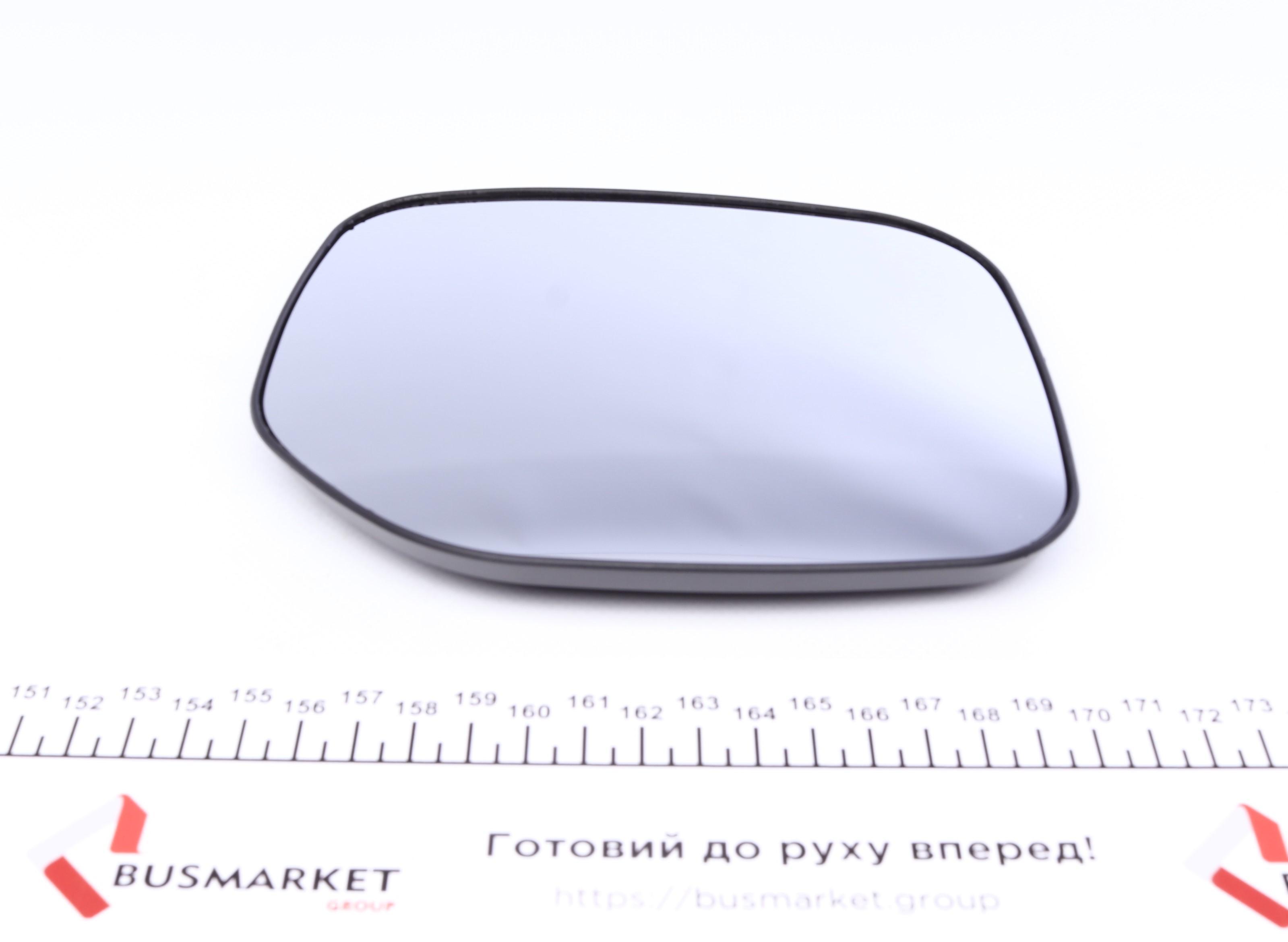 Скло дзеркала (з підігрівом) Citroen Berlingo/ Peugeot Partner 96-08 (L)