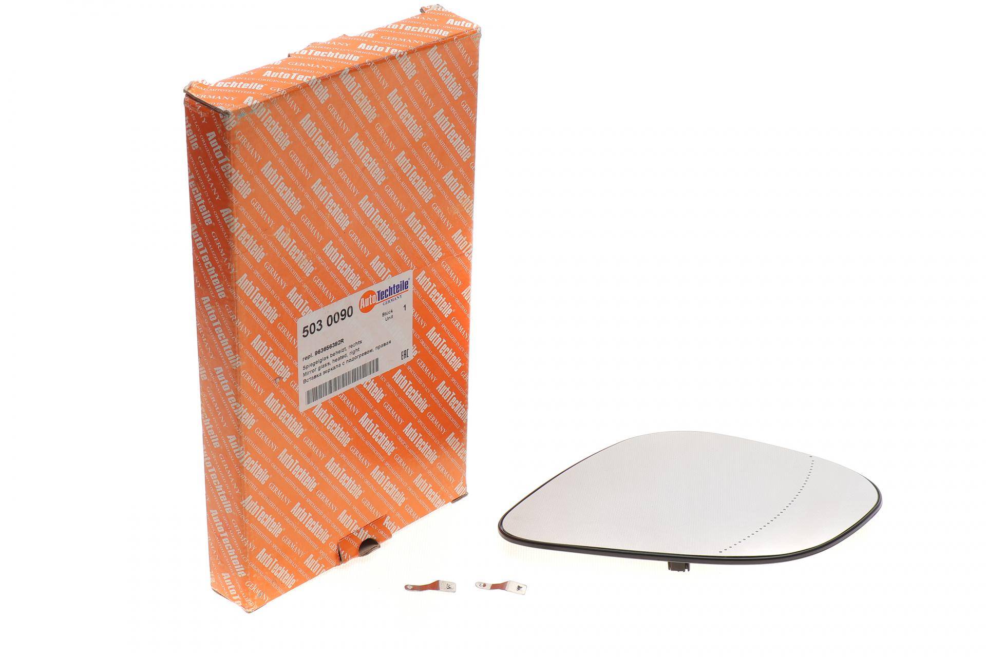 Скло дзеркала (з підігрівом) Renault Kangoo 13- (R)