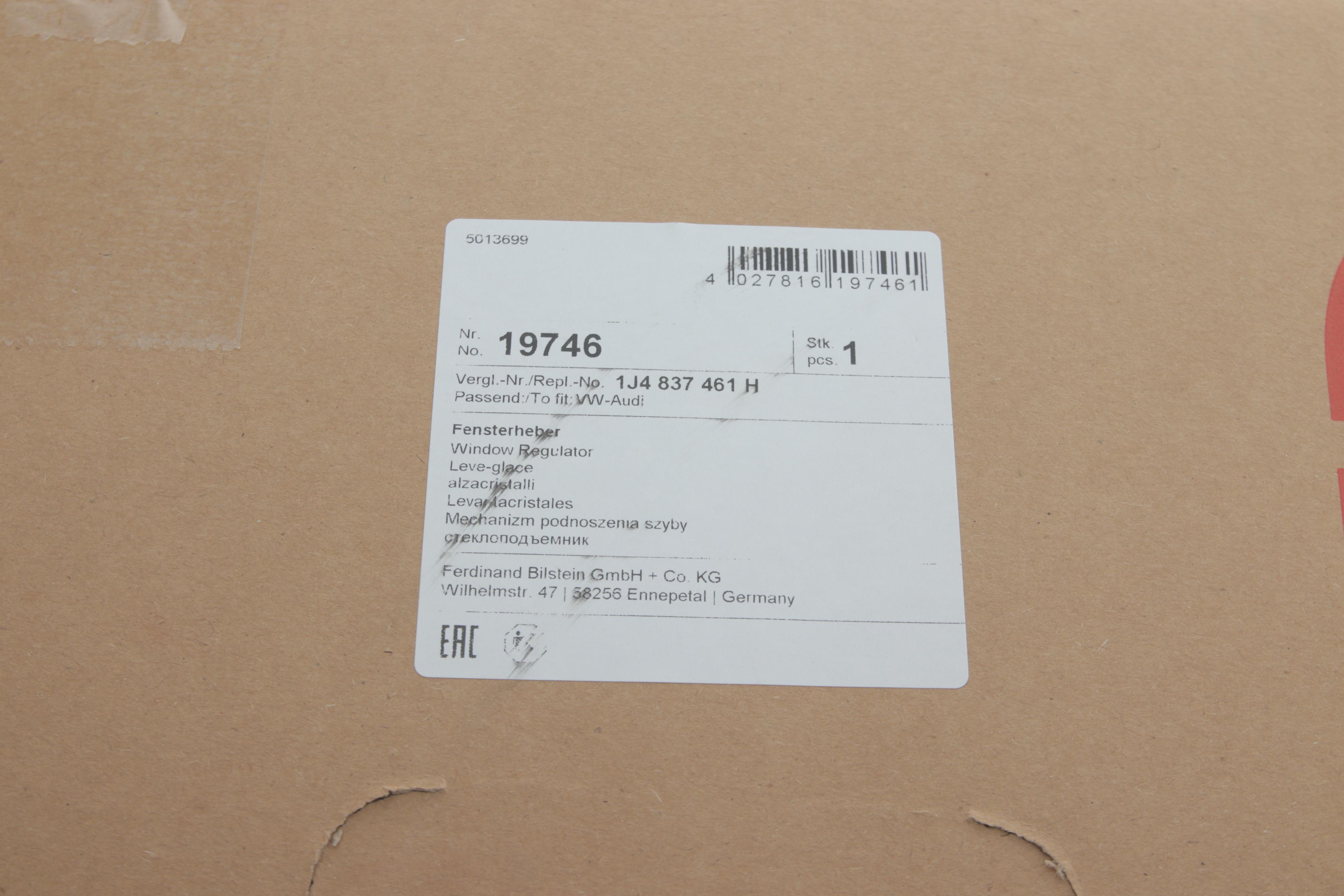 Склопідіймач (передній) VW Bora/Golf IV 98-06 (L) (електро) (без моторчика)