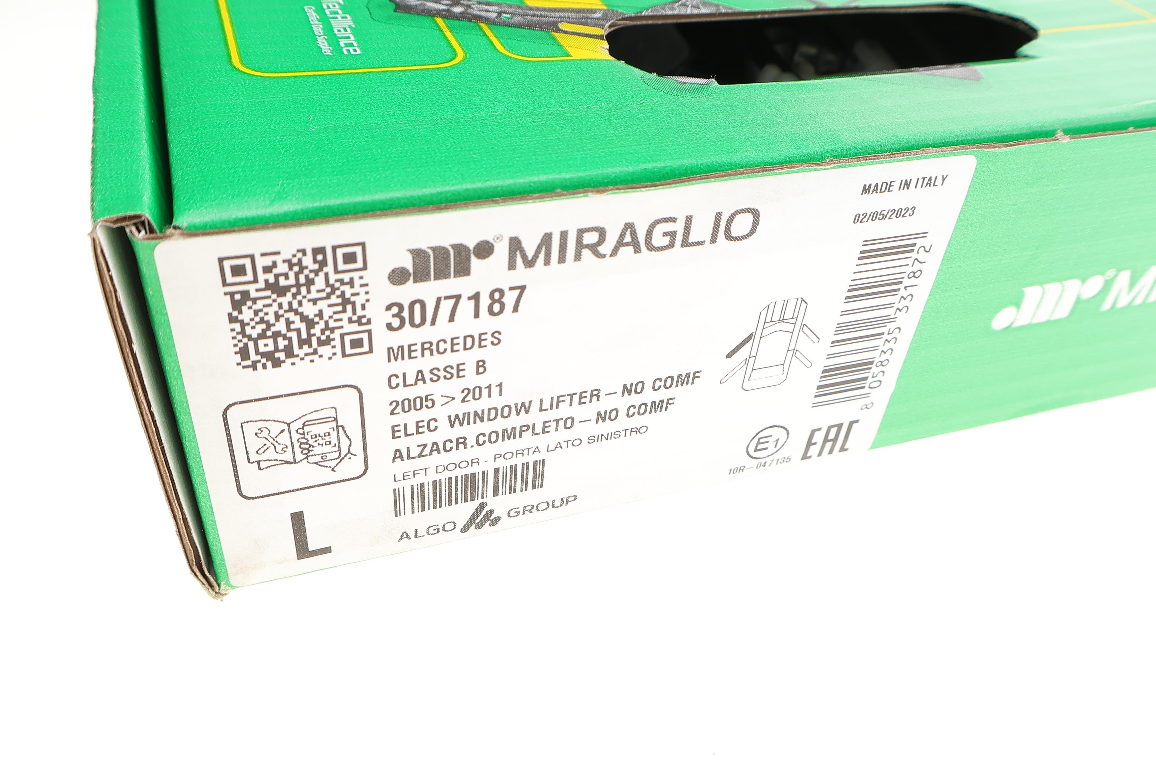 Склопідіймач (передній) MB A-class (W169)/B-class (W245) 04-12 (L) (електро) (з моторчиком)