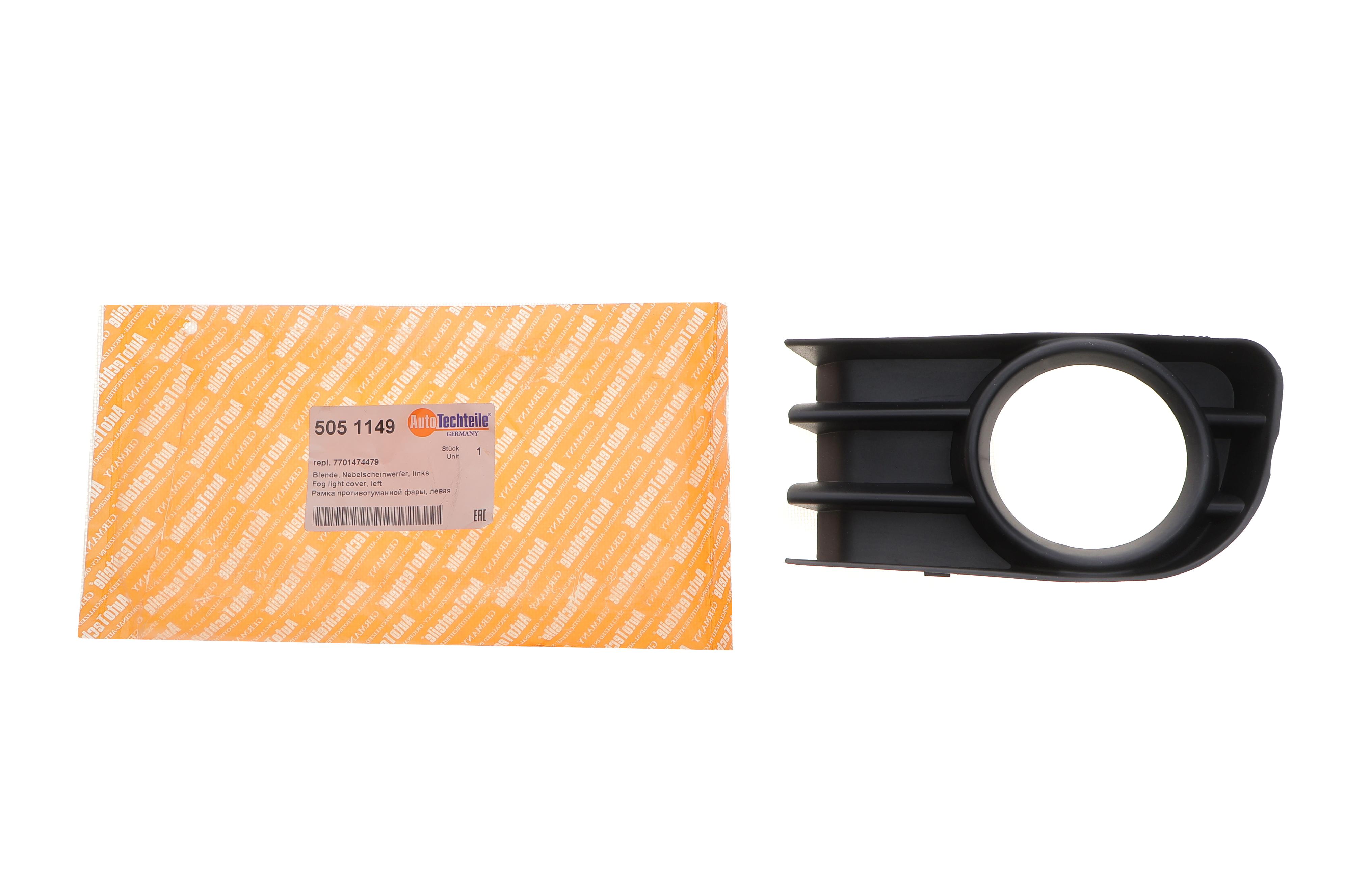 Вставка бампера (під протитуманку) Renault Megane 03-09 (L)