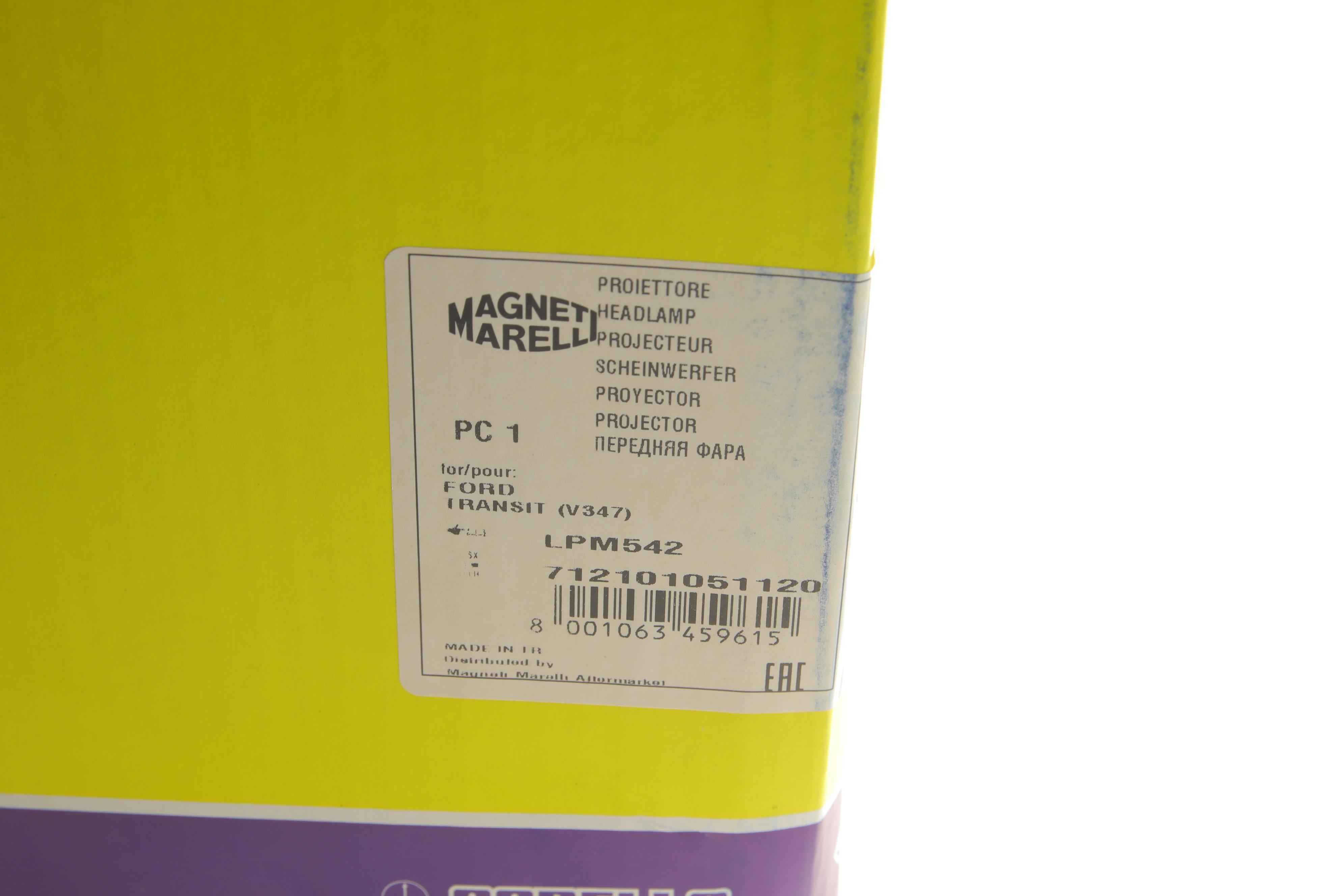 Фара (L) Ford Transit 2.2/2.4/3.2 TDCi 06- (H4)