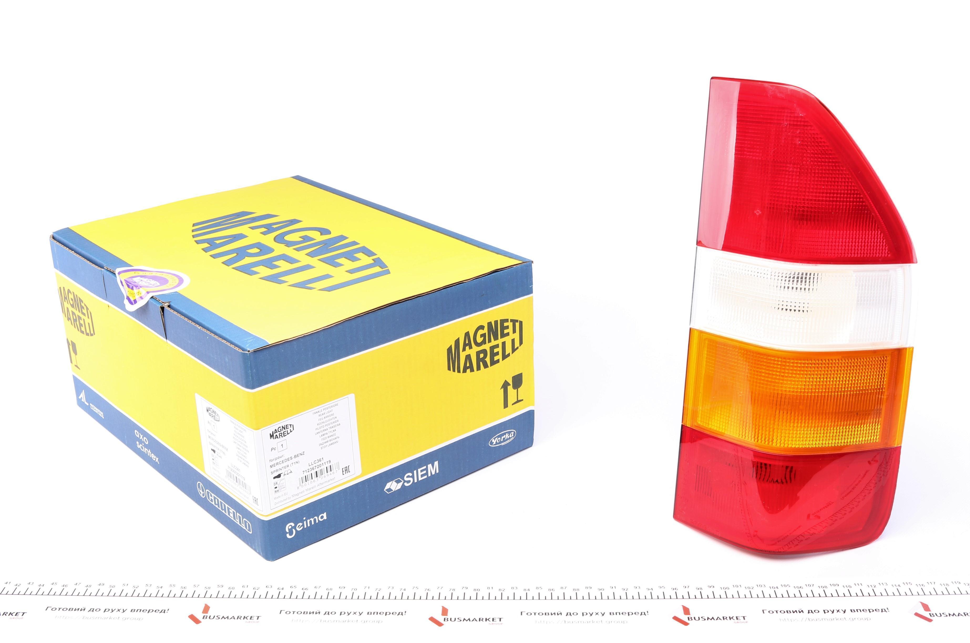 Ліхтар задній MB Sprinter (901-904) 95-06 (R) (LLC361)