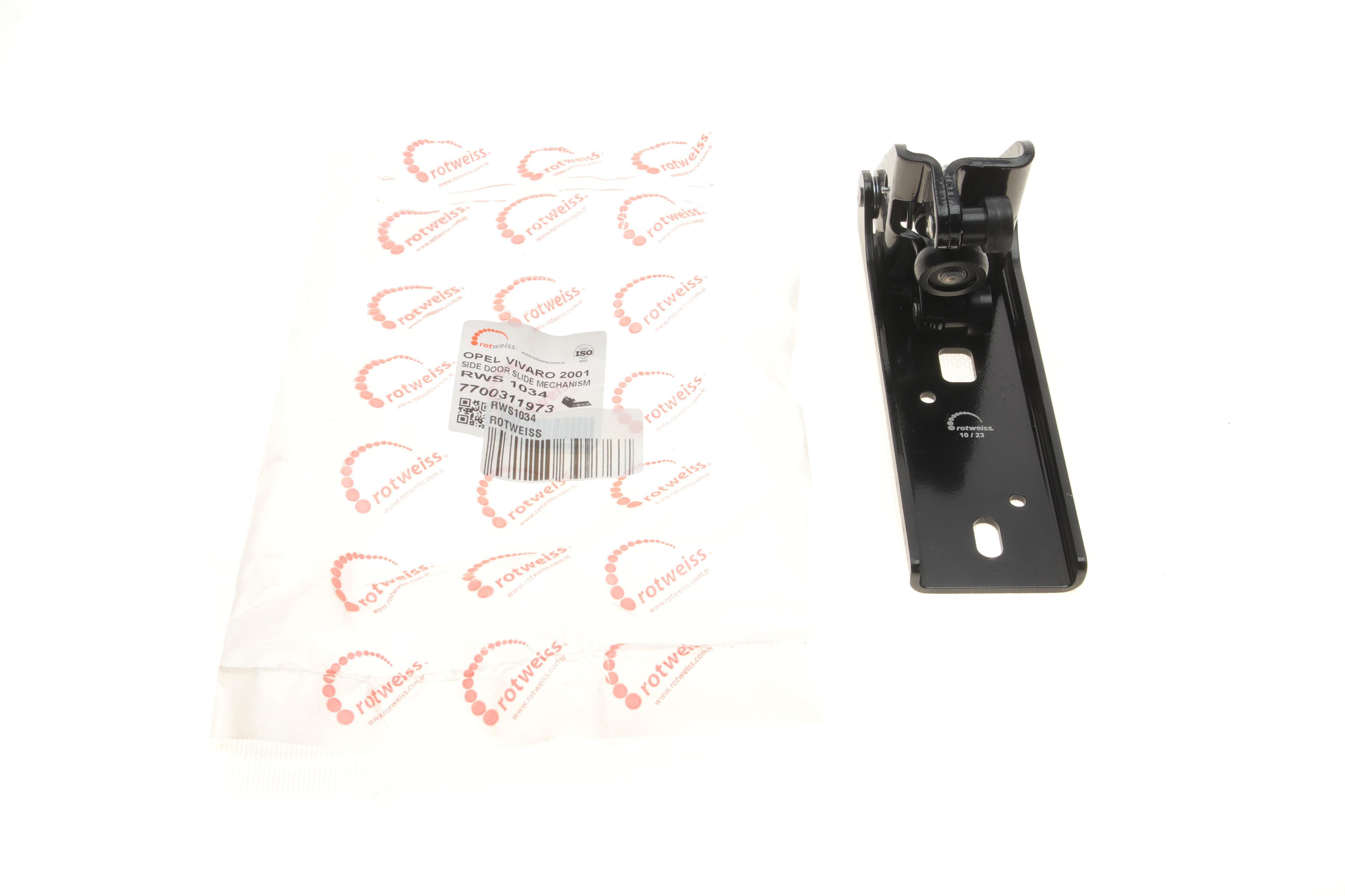 Ролик дверей (бічних/середній) Renault Trafic/Opel Vivaro 01- (з кронштейном) (L)