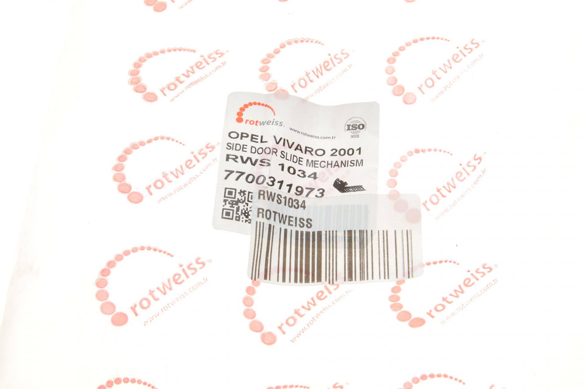 Ролик дверей (бічних/середній) Renault Trafic/Opel Vivaro 01- (з кронштейном) (L)