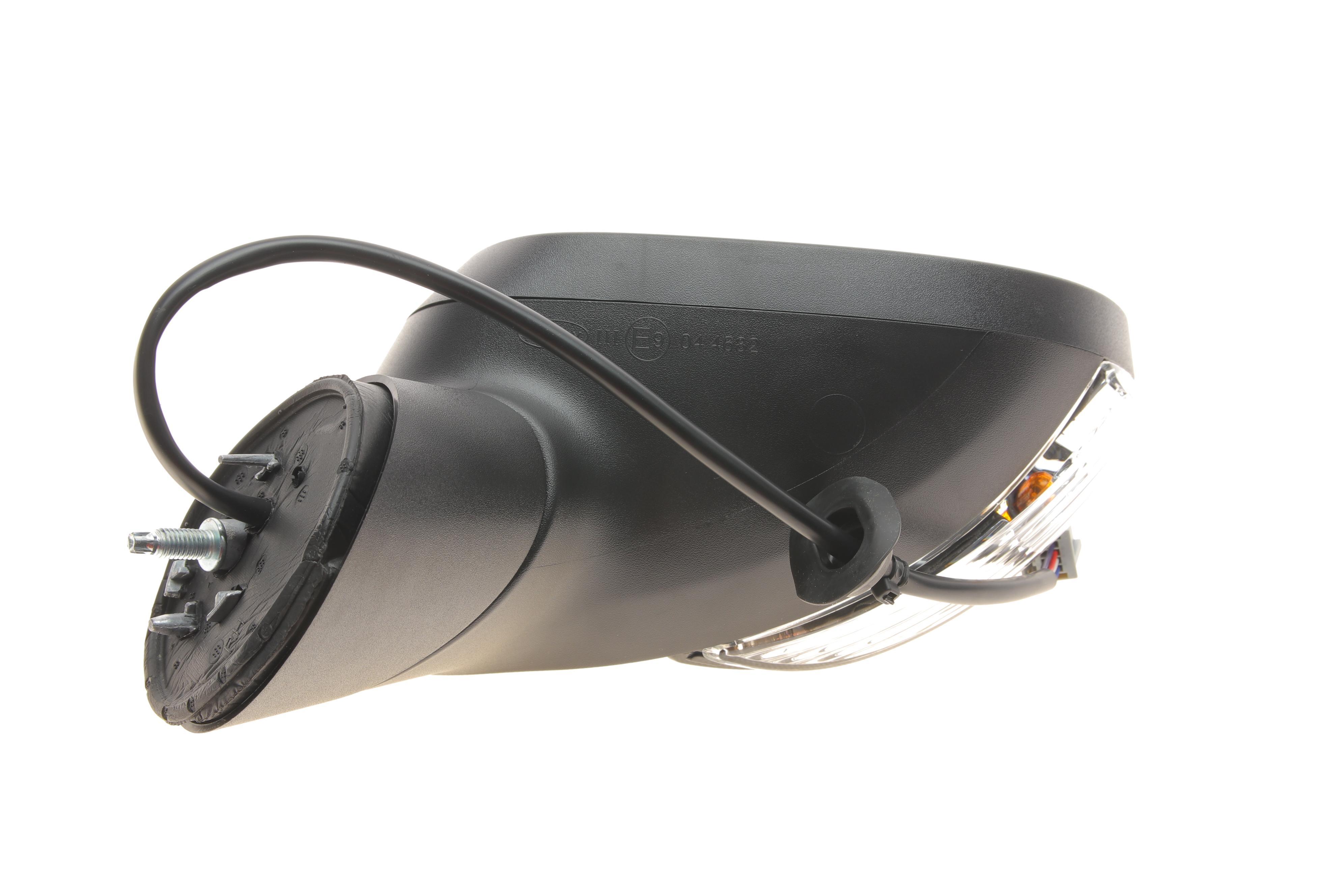 Дзеркало заднього виду (під фарбування) Ford Fiesta 08- (R) (електро/з підігрів./з повор.)