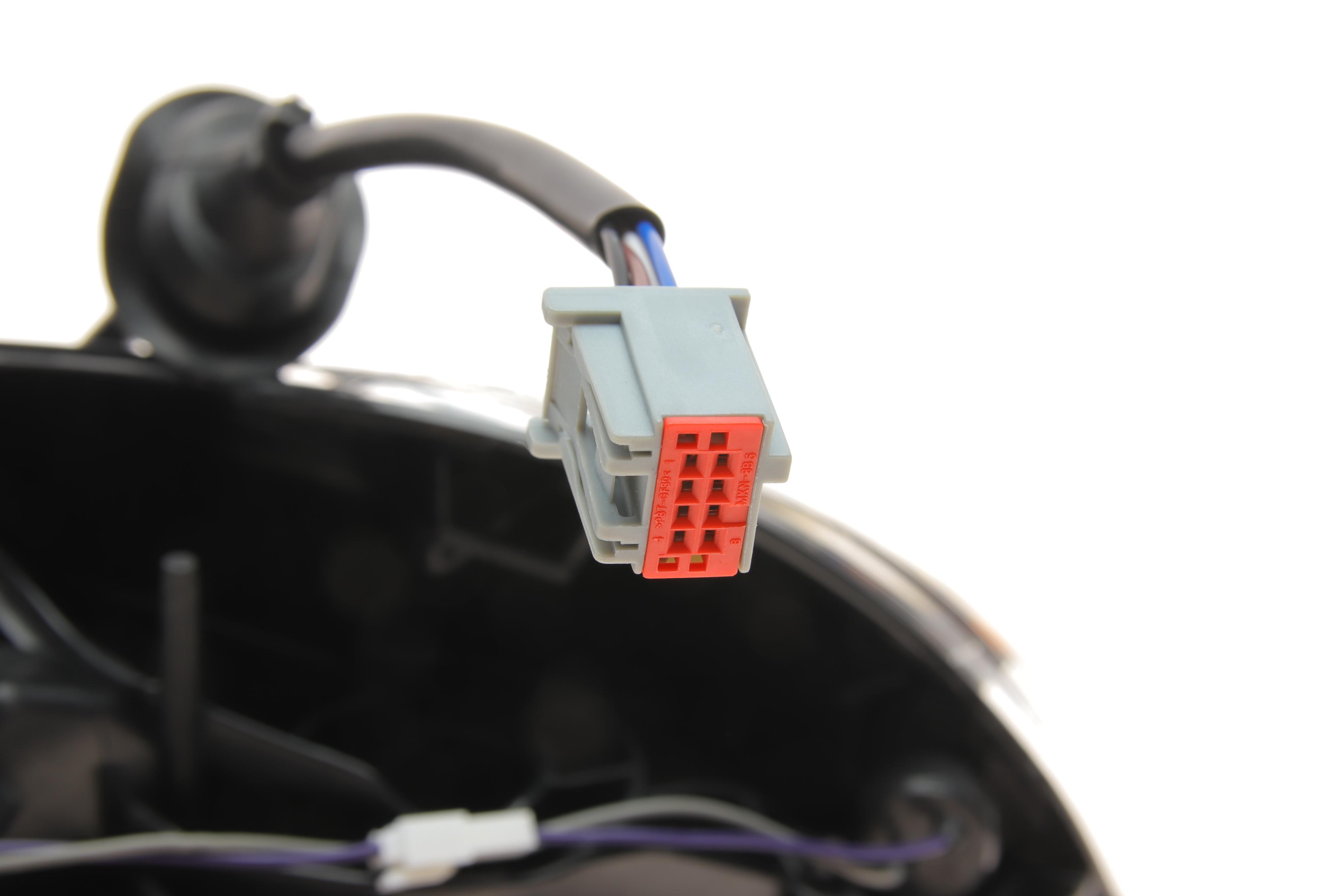 Дзеркало заднього виду (під фарбування) Ford Fiesta 08- (R) (електро/з підігрів./з повор.)