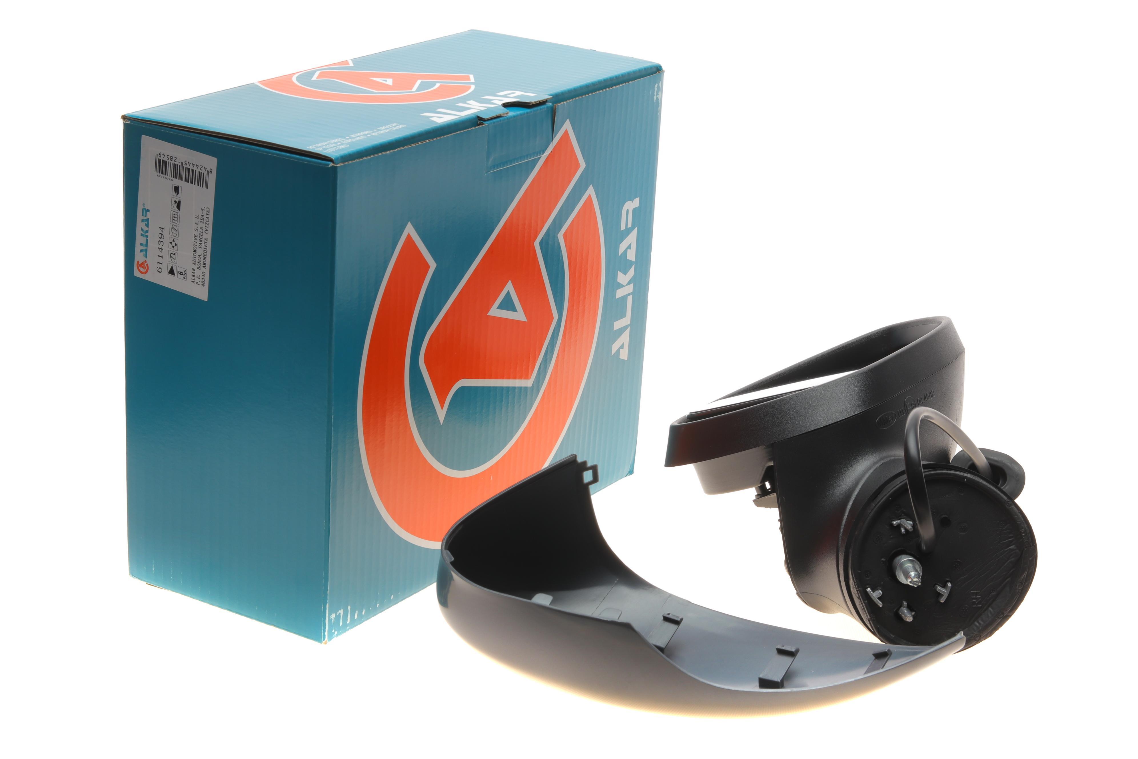 Дзеркало заднього виду (під фарбування) Ford Fiesta 08- (R) (електро/з підігрів./з повор.)