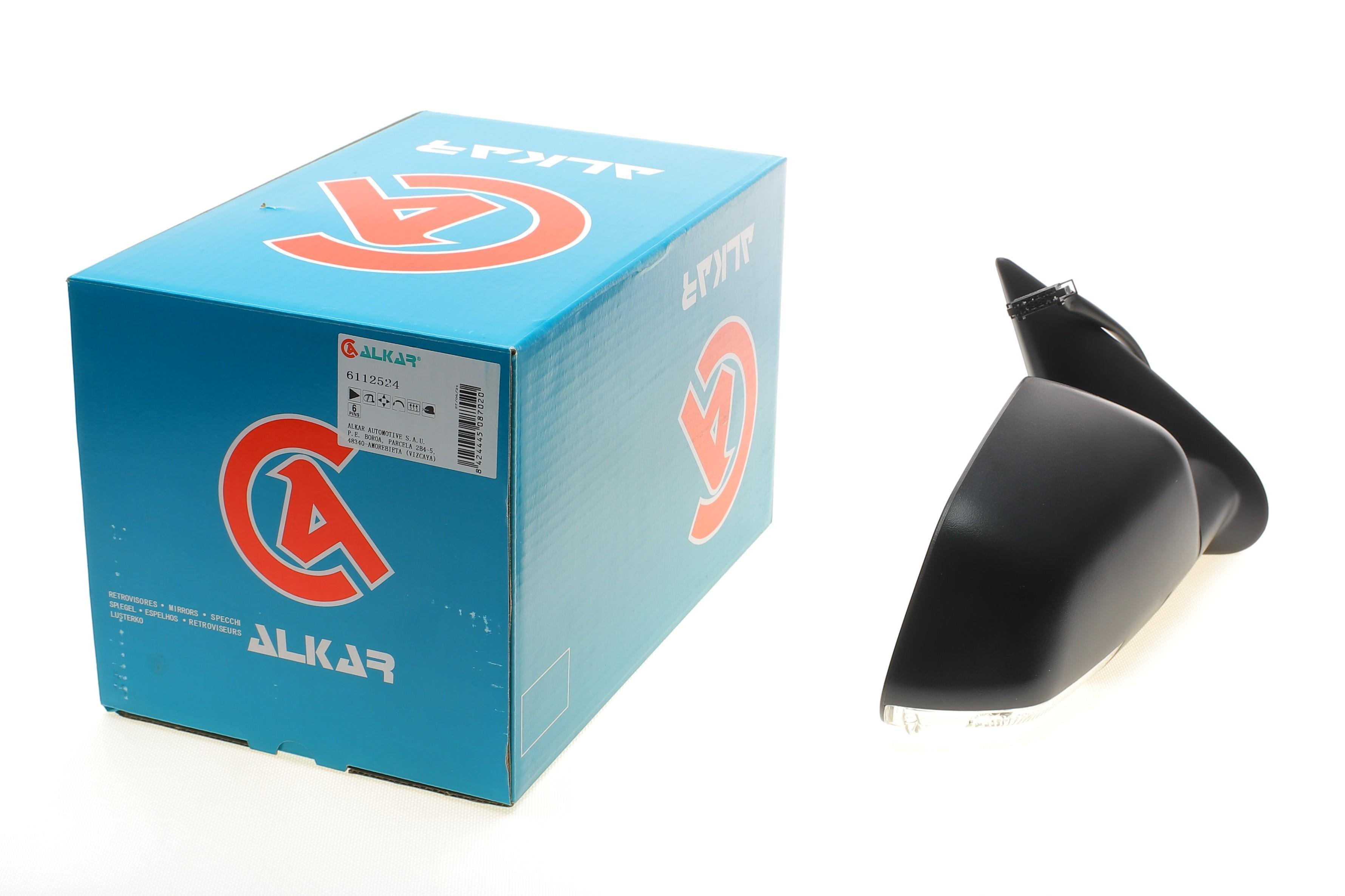 Дзеркало заднього виду Skoda Octavia 04-13 (R) (електро/підігрів/з повор.)