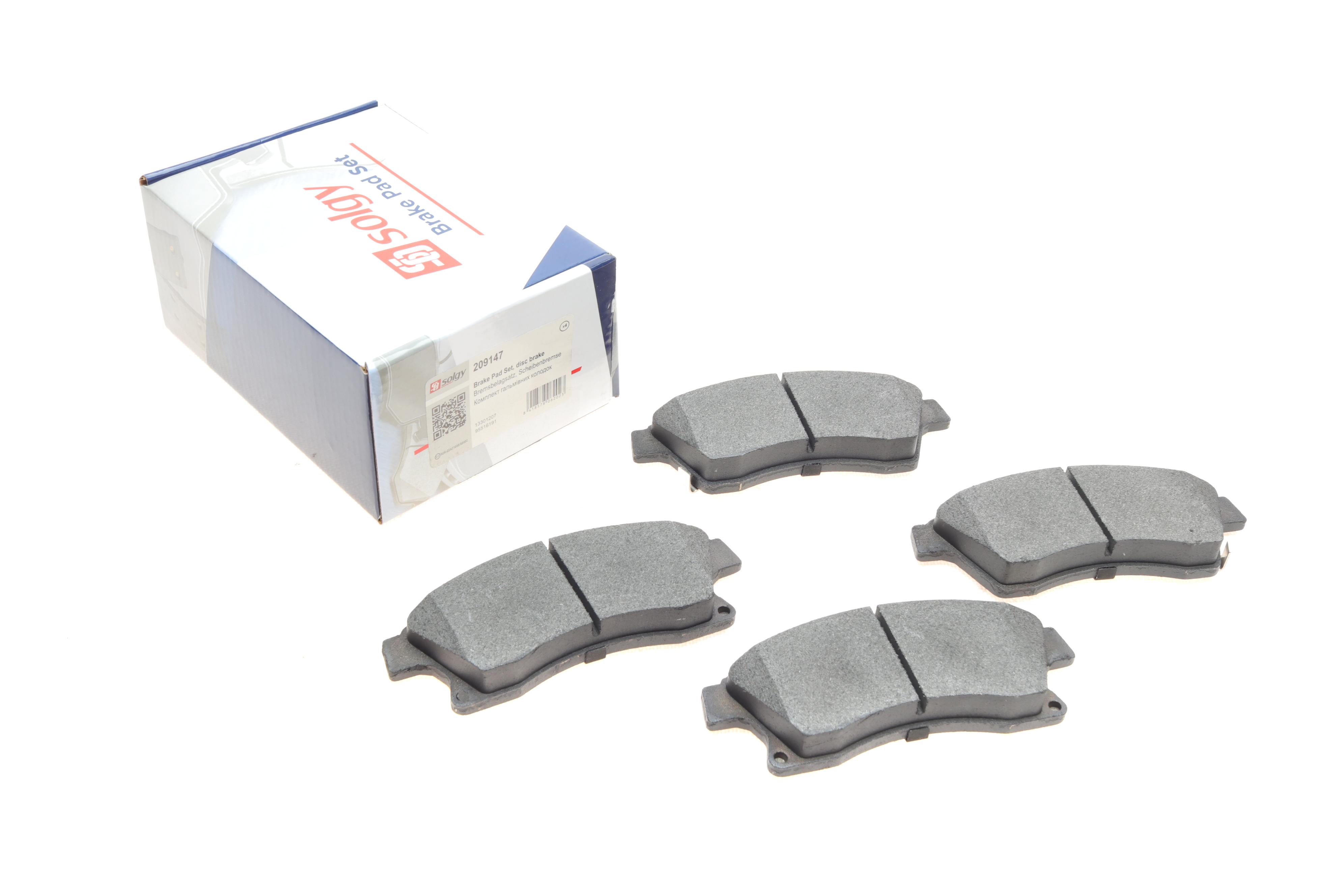 Колодки гальмівні (передні) Chevrolet Aveo 11-/Opel Astra J 09-