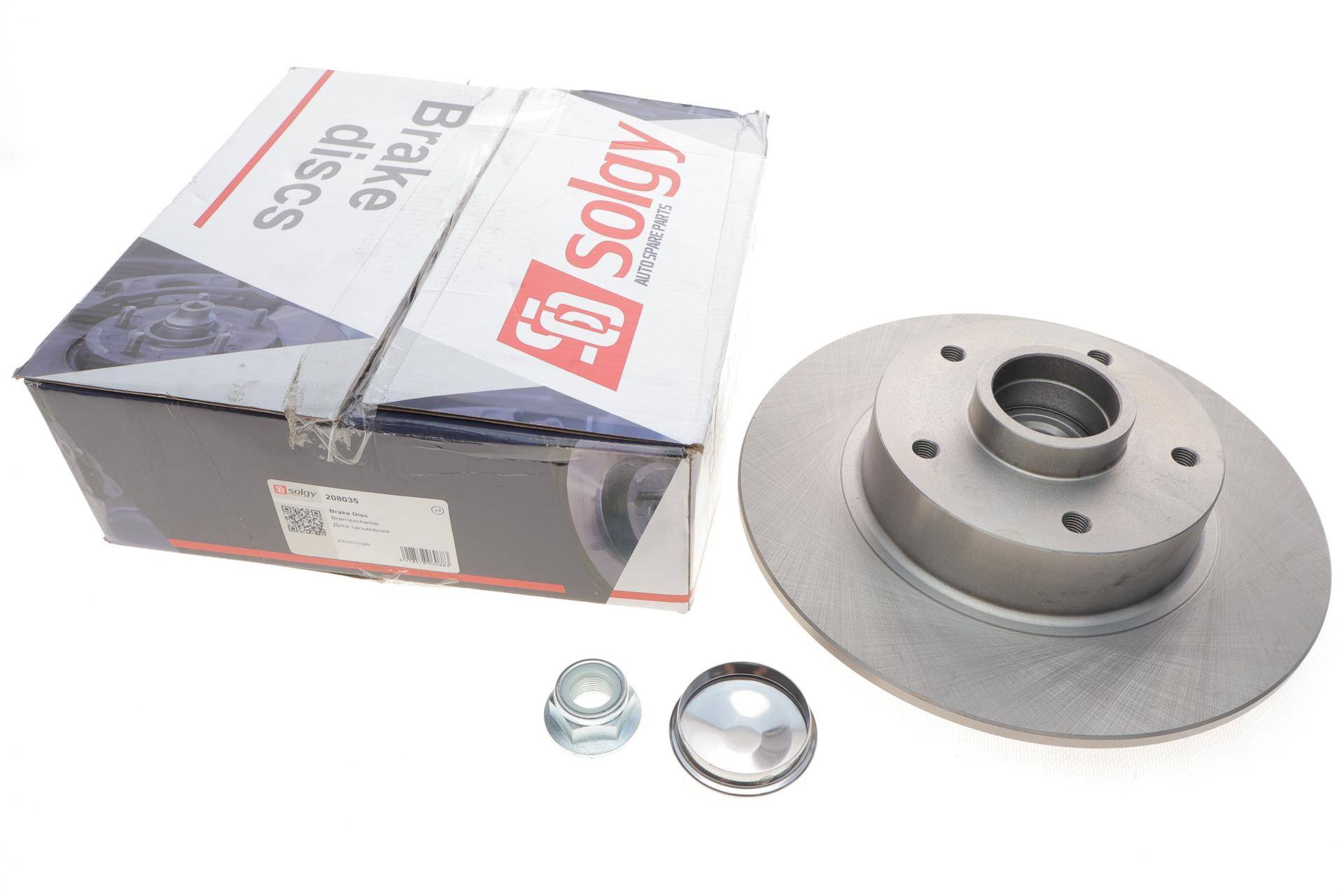 Диск гальмівний (задній) Renault Megane III/Scenic III 08- (260x8) (+ABS) (з підшипником)