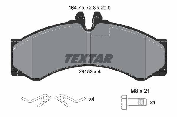 Колодки гальмівні (передні/задні) MB Sprinter 408-416/VW LT 46 96-