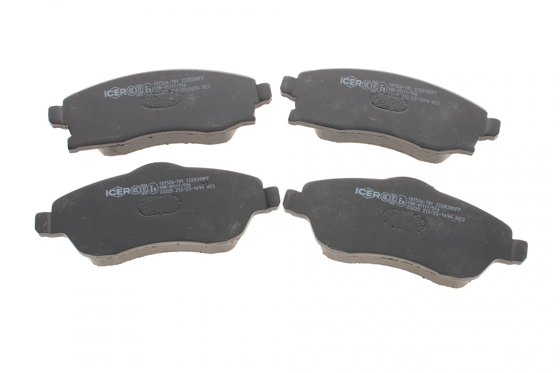 Колодки гальмівні (передні) Opel Combo 01-/Corsa C 00-09/Meriva A/Tigra 03-10