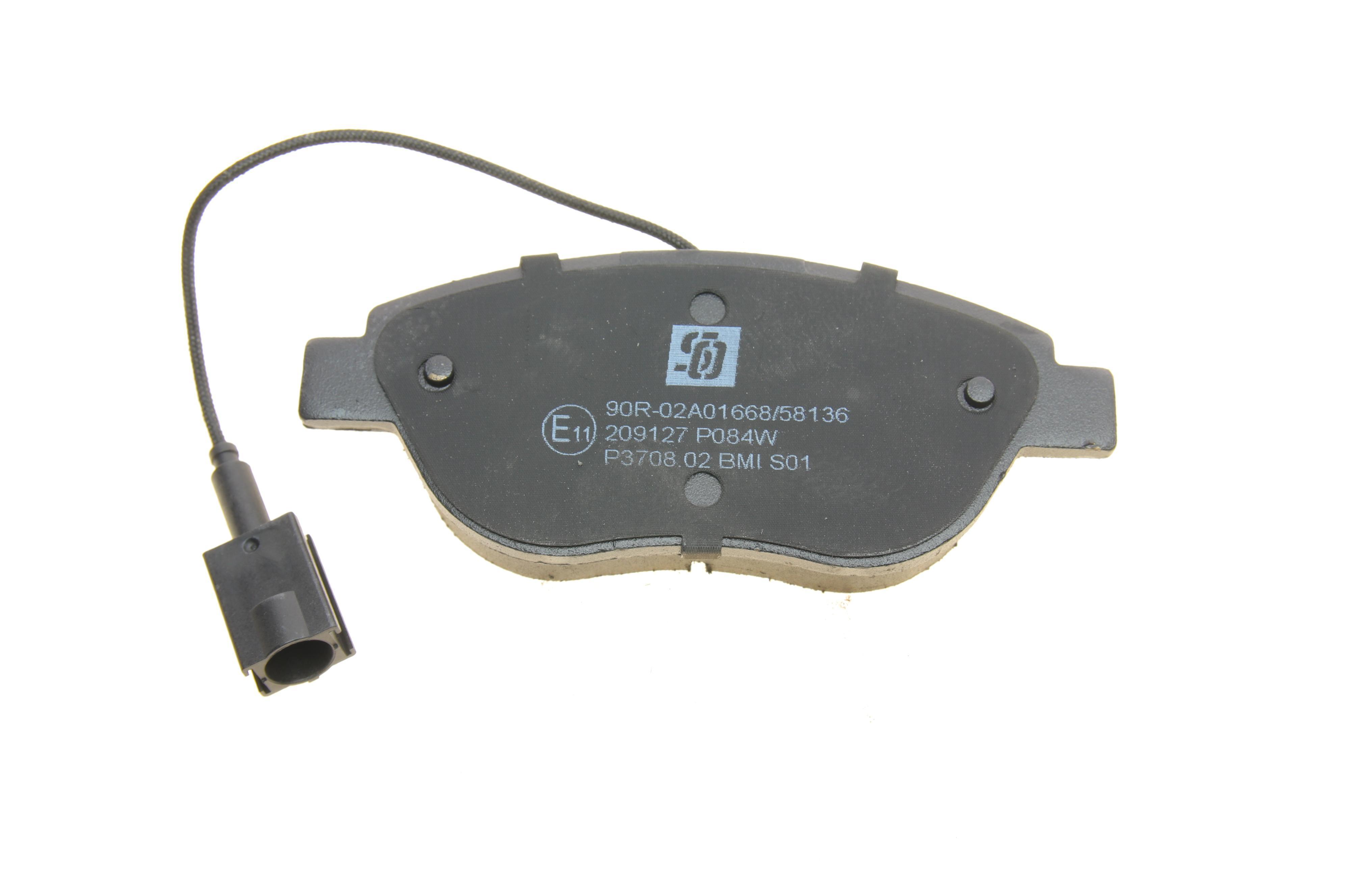 Колодки гальмівні (передні) Fiat Doblo 01-/Opel Combo 12- (Bosch)/(з датчиком)