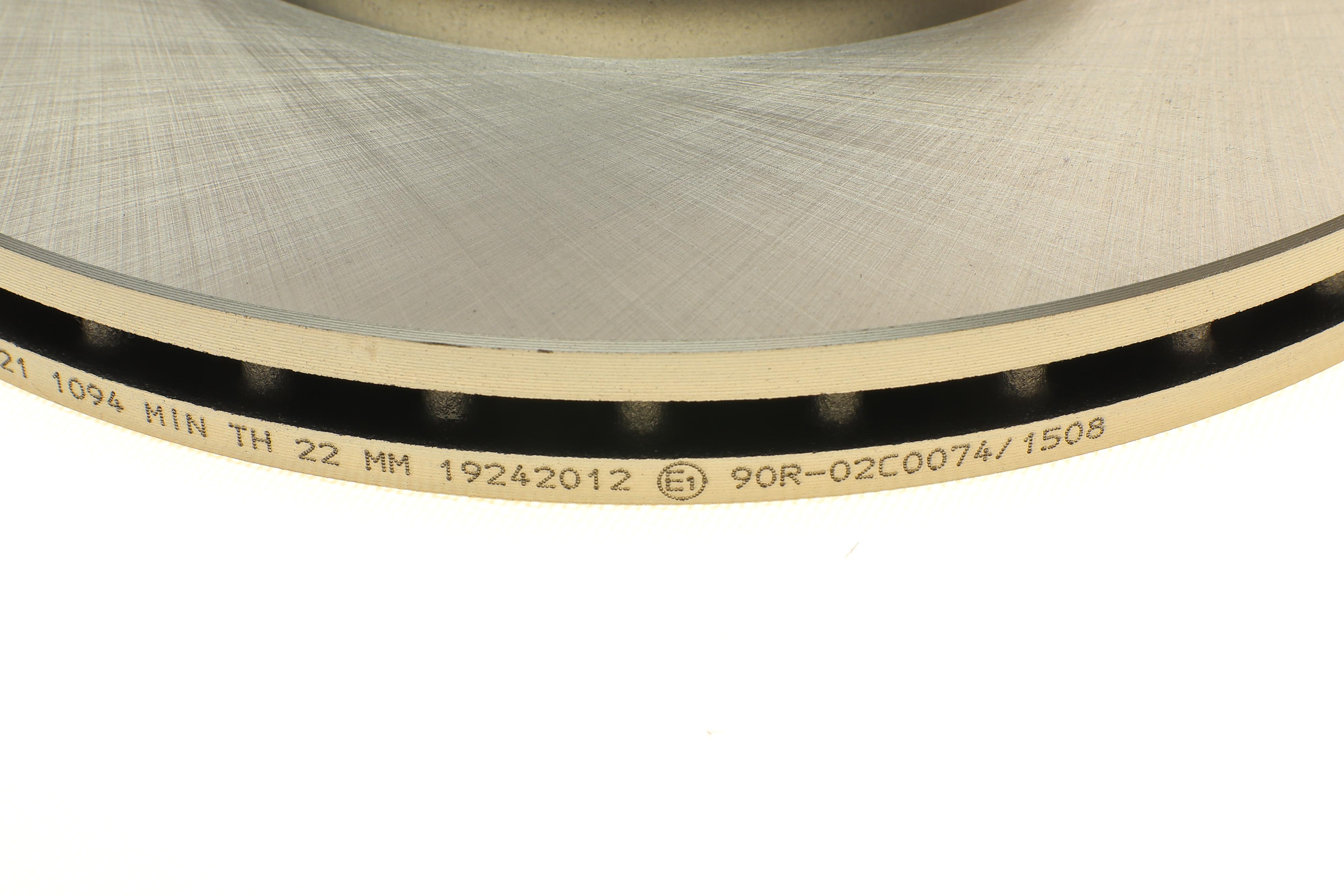 Диск гальмівний (передній) Audi A3/Q3/Skoda Octavia/SuperB/VW Caddy/Golf/Passat/Touran 04- (312x25)