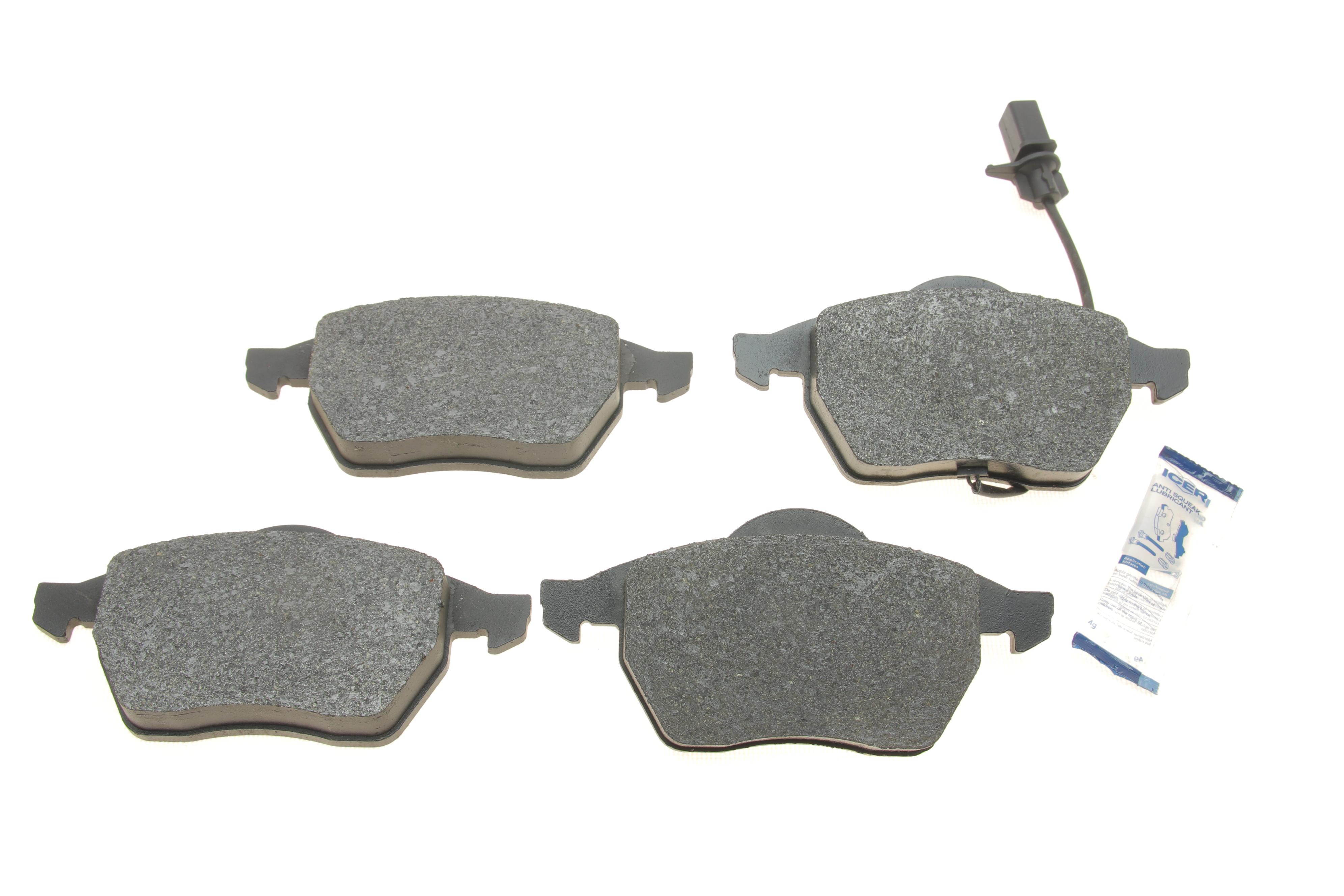 Колодки гальмівні (передні) Ford Galaxy 95-06/Seat Alhambra/VW Sharan 95-10 (+датчик)